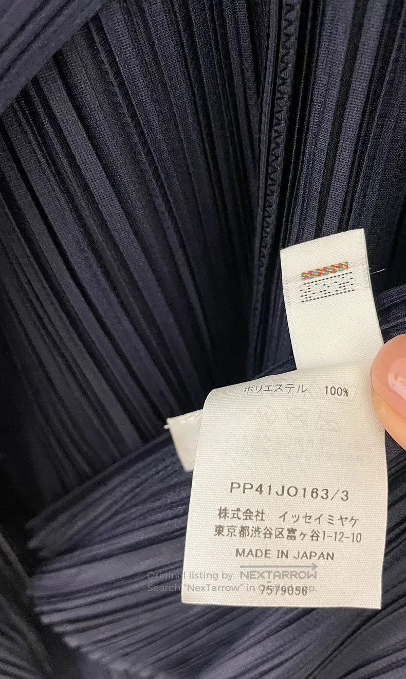 Issey Miyake Issey Miyake Navy Blue Coat Size L / US 10 / IT 46 - 4 Thumbnail