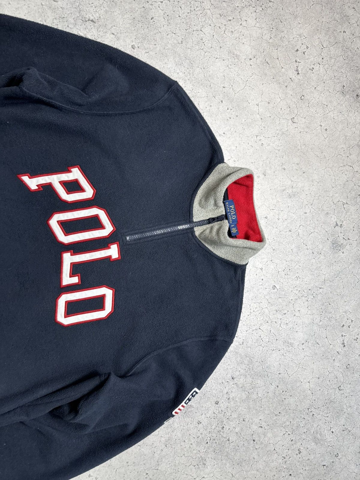 Polo Ralph Lauren Polo Ralph Lauren USA Fleece Jacket Big Logo PRL Y2K Size US L / EU 52-54 / 3 - 5 Thumbnail