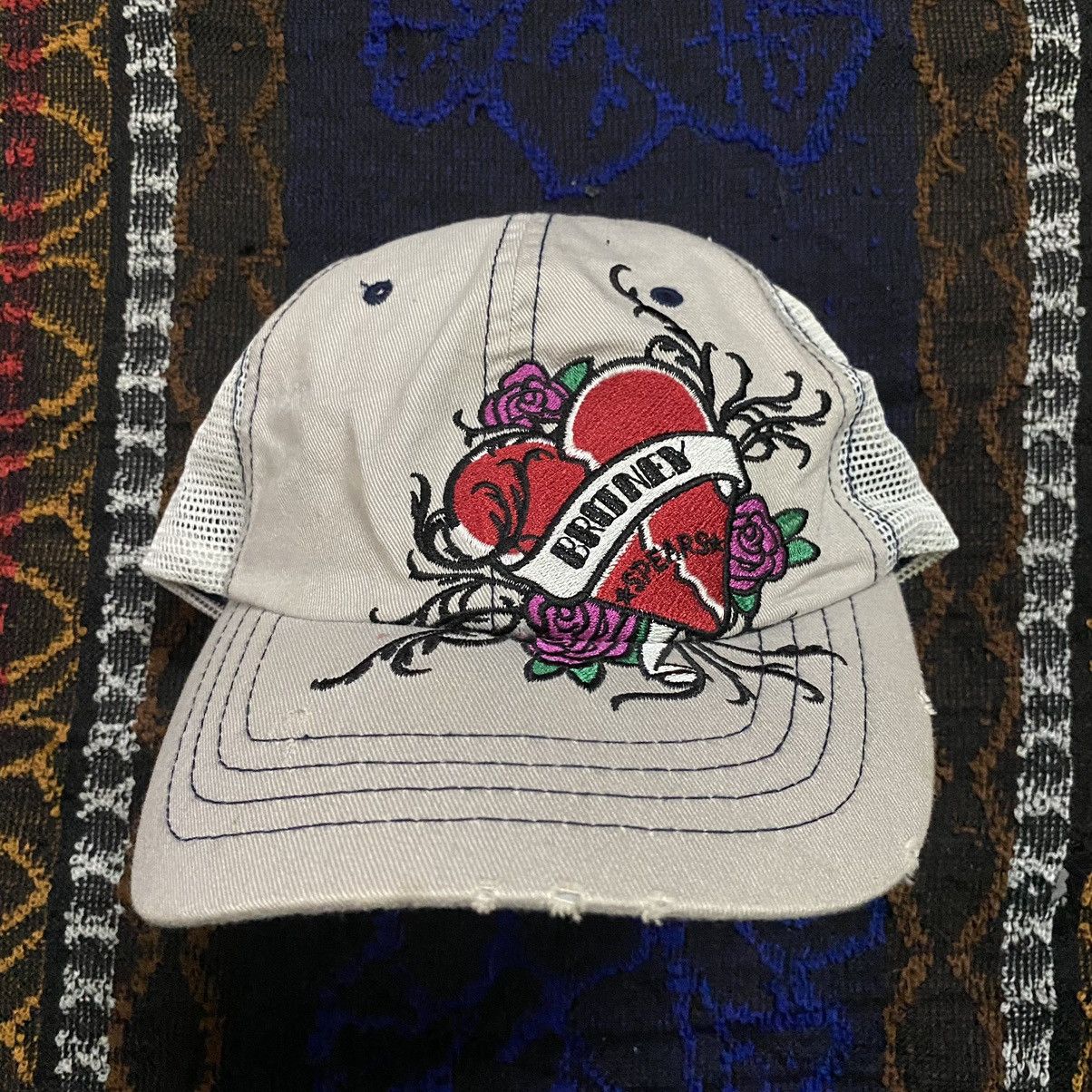 Band Tees × Vintage Vintage Promo Britney Spears Trucker Hat Rap Tees Y2K Size ONE SIZE - 2 Thumbnail