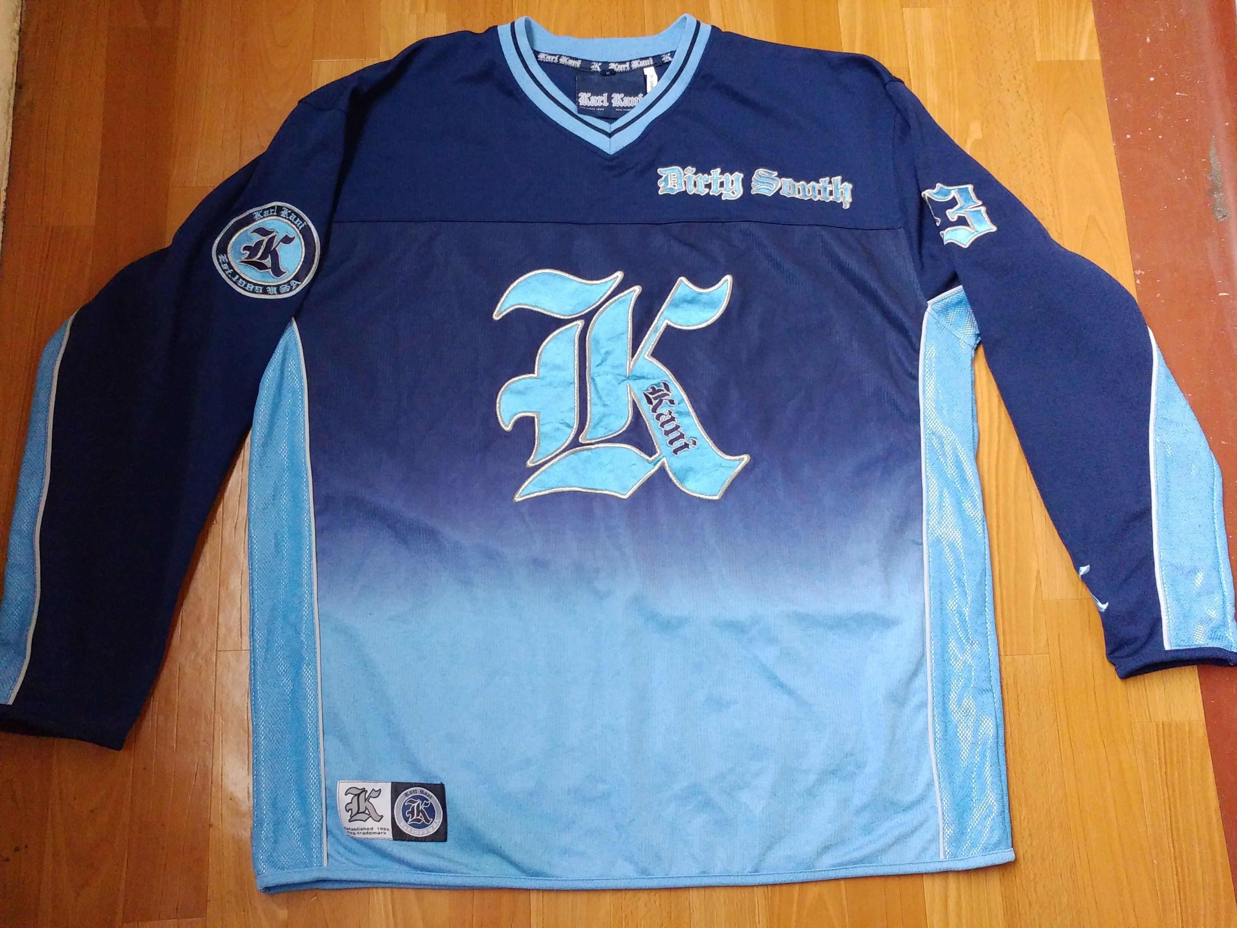 Karl Kani KARL KANI jersey, Dirty South, vintage hip hop t-shirt, L Size US L / EU 52-54 / 3 - 8 Thumbnail