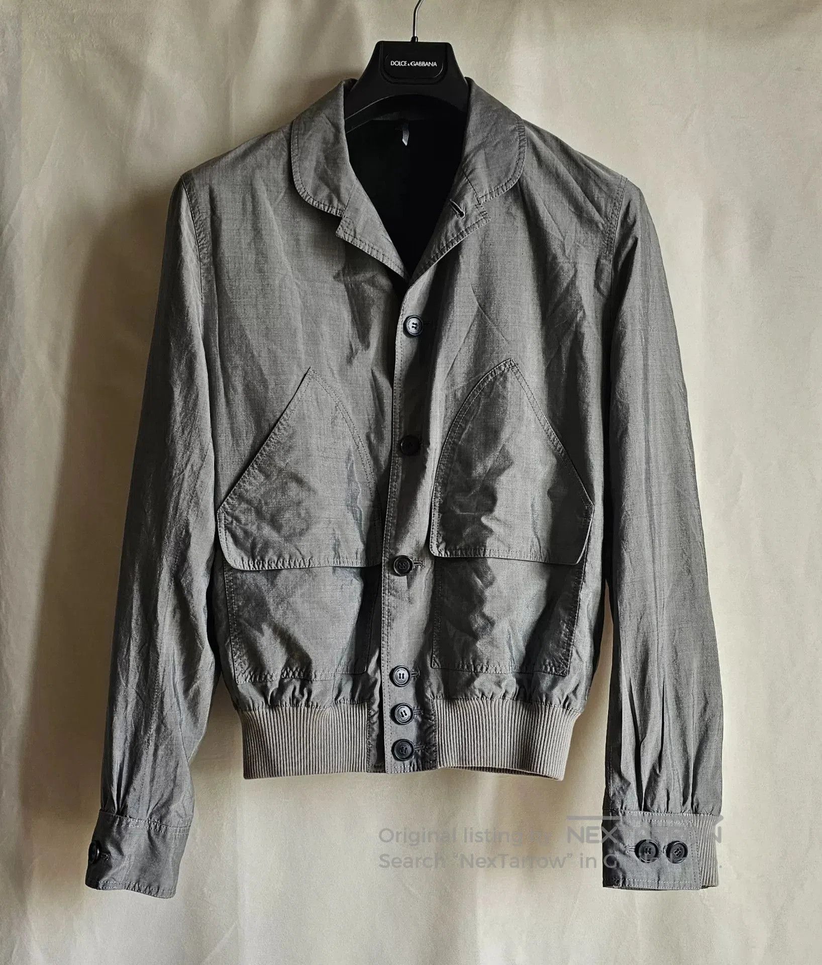 Dior Dior Men's Gray Silk Jacket. Size US L / EU 52-54 / 3 - 1 Thumbnail