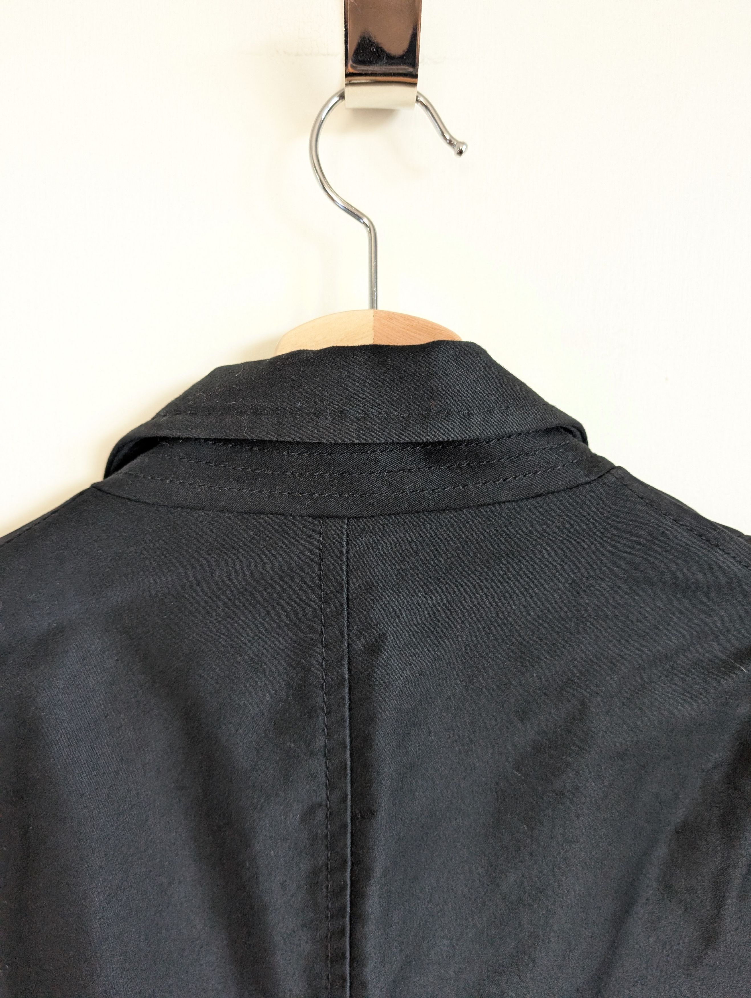Japanese Brand Grosbec Japanese Black Cotton Blazer — Size M (fits XS-S US) Size 36S - 6 Thumbnail