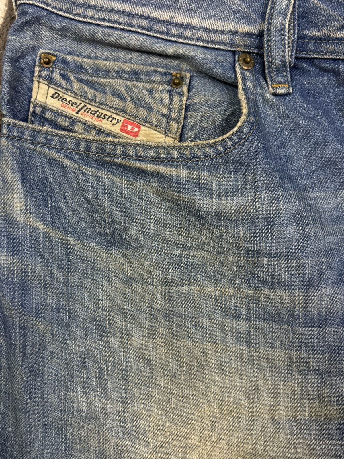 Diesel Vintage Diesel Industry Zatiny Mud Wash Bootcut Grunge Jeans Size US 36 / EU 52 - 5 Thumbnail