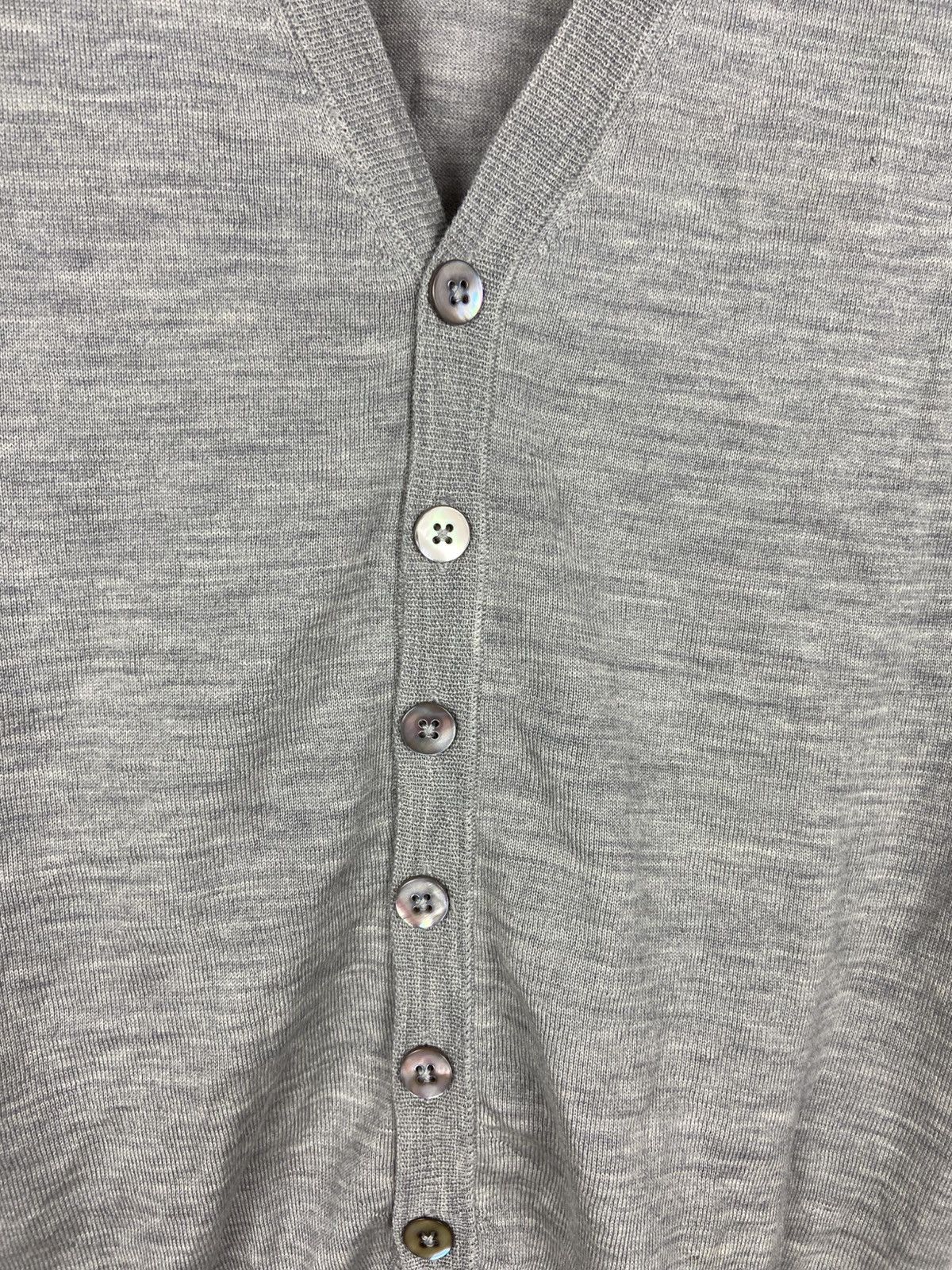 Designer × Suitsupply Suitsupply Gray Button Wool Vest Mens Size US S / EU 44-46 / 1 - 6 Thumbnail
