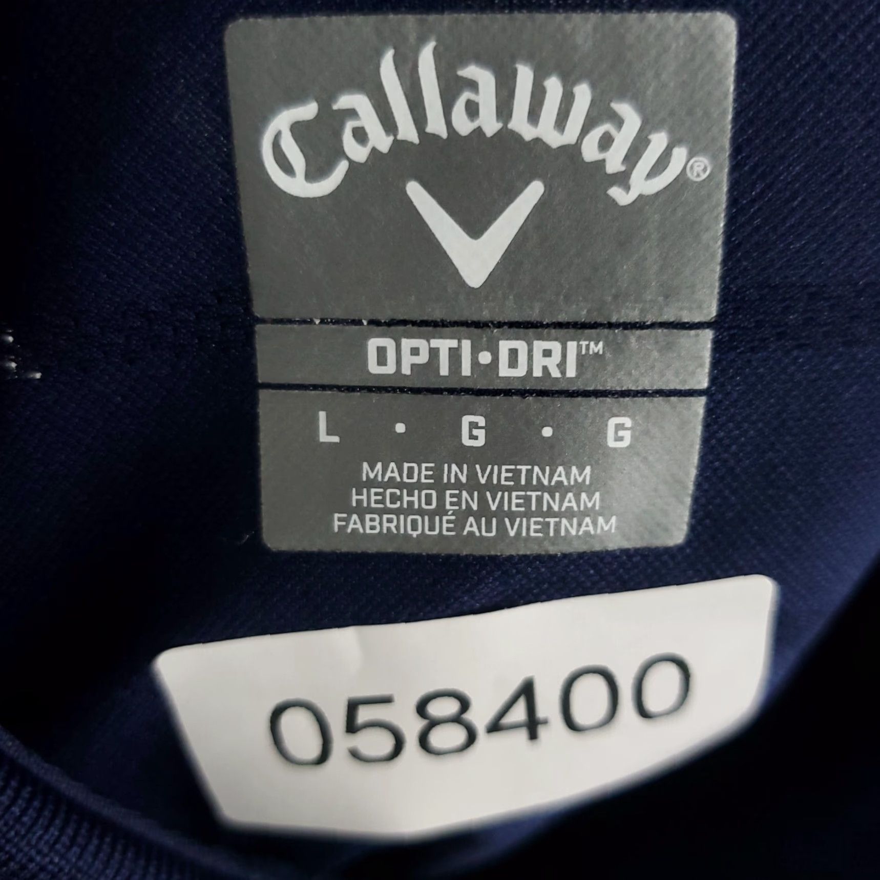Callaway Callaway Polo Shirt Mens Large Navy Striped Opti Dri Fit Golf Short Sleeve Shirt Polo Blue Men Size US L / EU 52-54 / 3 - 7 Thumbnail