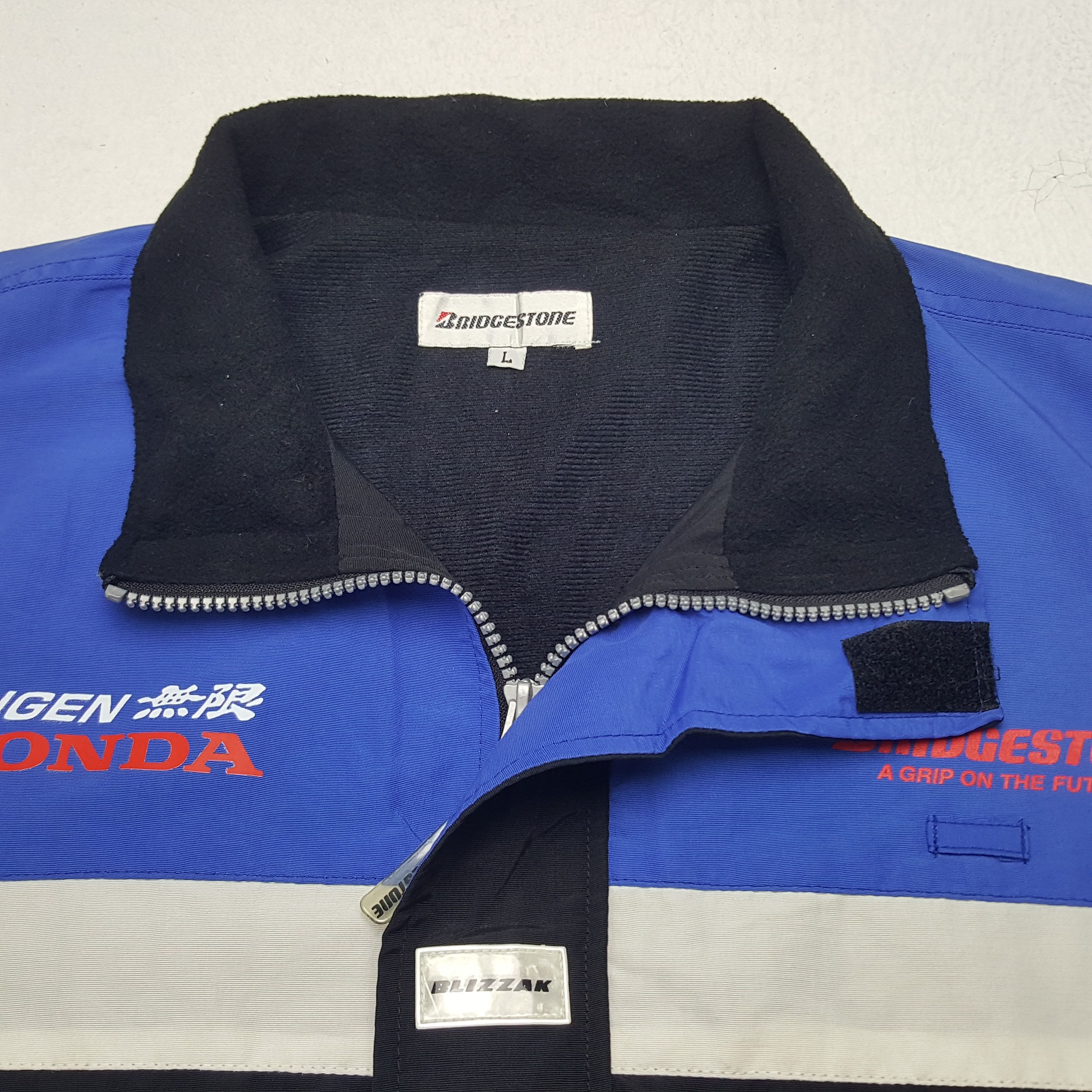Honda × Vintage Vintage Blizzak Bridgestone Mugen Honda Japan Racing Jacket Size US L / EU 52-54 / 3 - 5 Thumbnail
