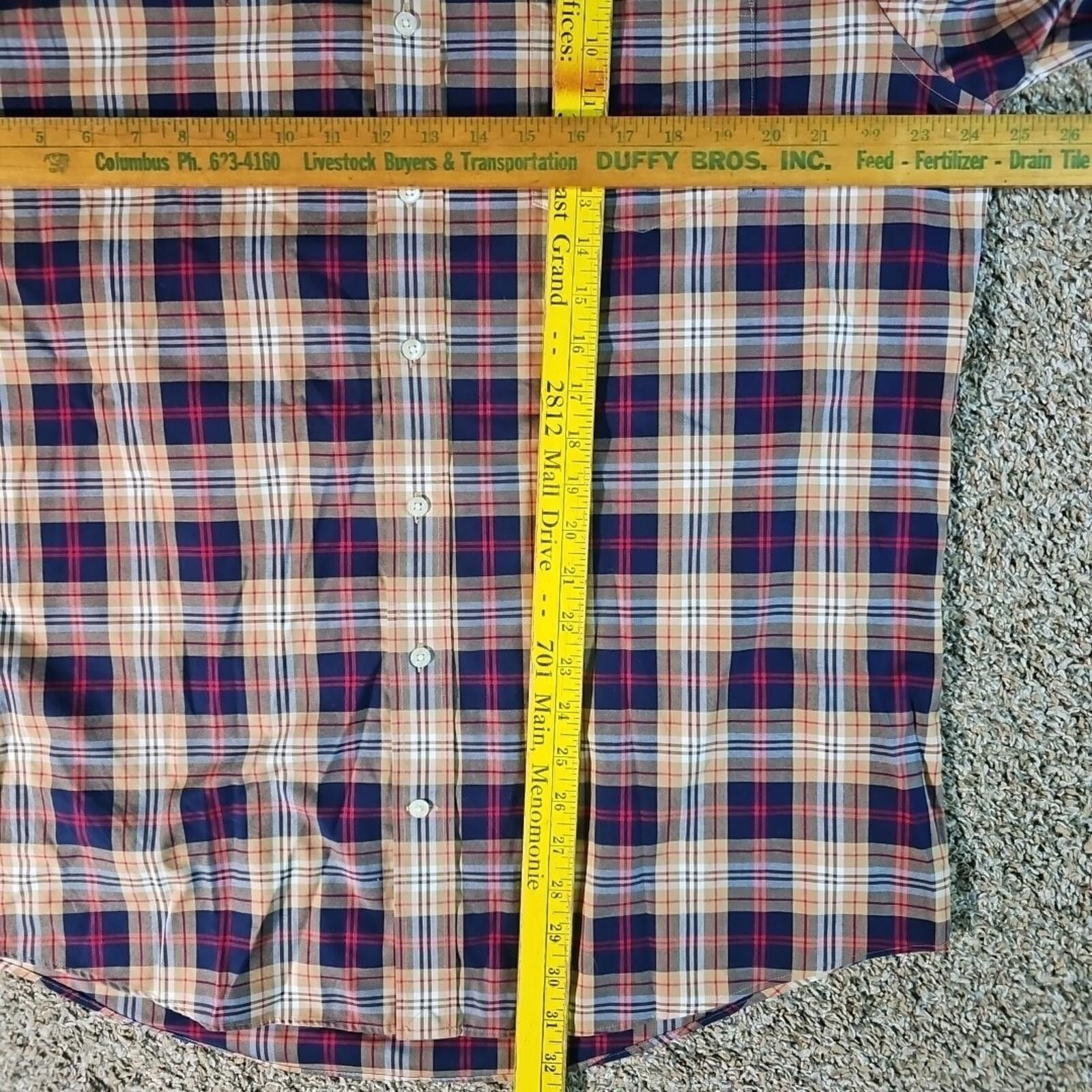 Lands' End Lands End No Iron Twill 16-16½ Traditional Fit Button Up LT Size US L / EU 52-54 / 3 - 6 Thumbnail