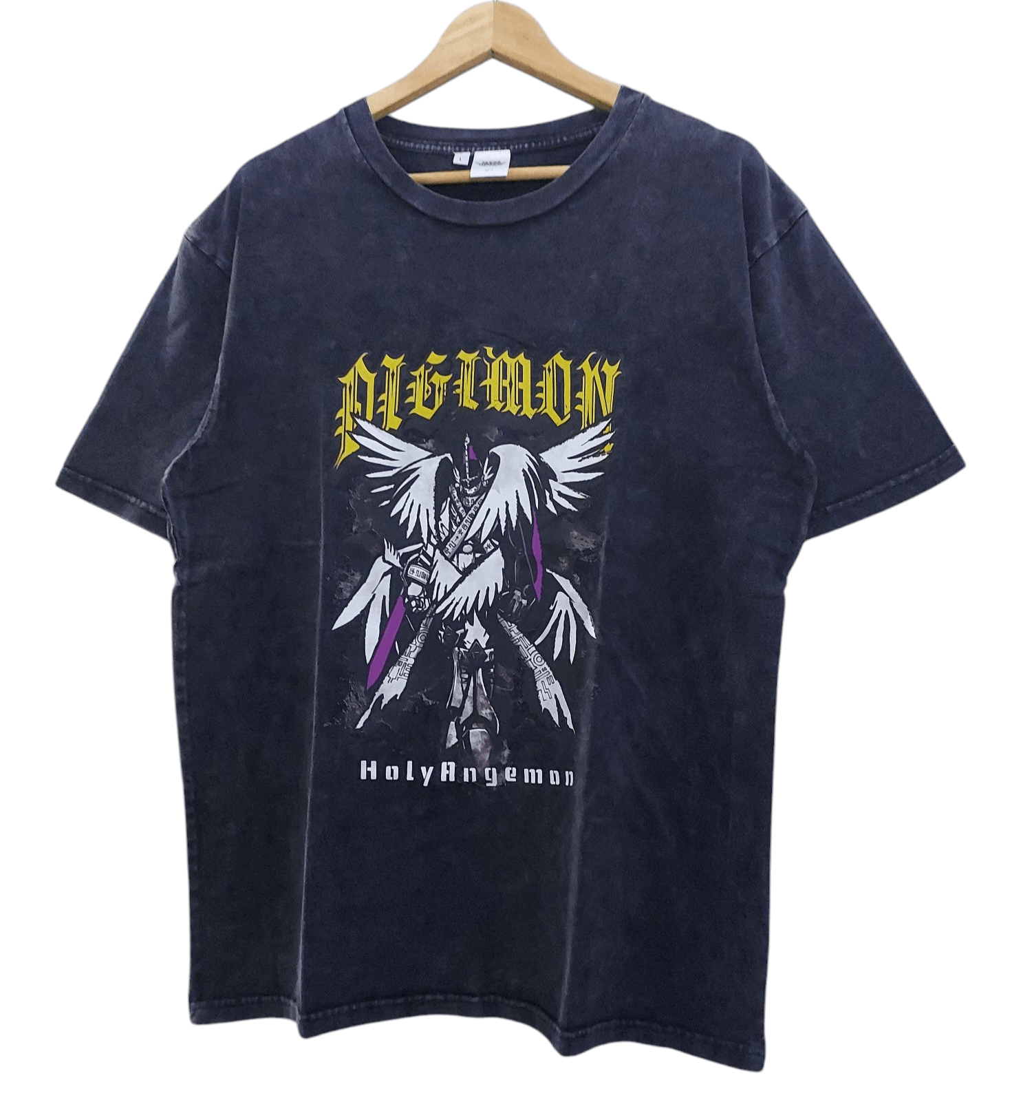 Vintage DIGIMON ADVENTURE ANIME HOLYANGEMON T-SHIRT Size US L / EU 52-54 / 3 - 1 Thumbnail
