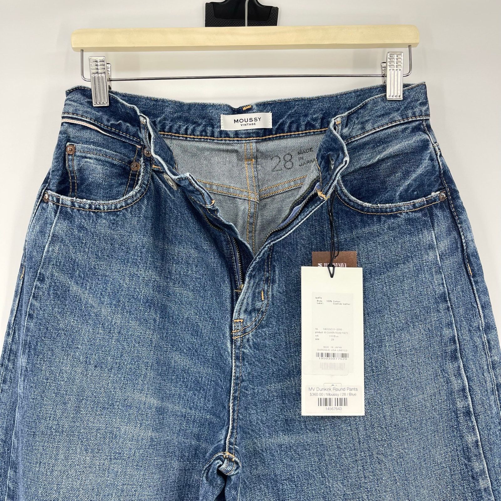 MOUSSY Moussy Vintage | NWT MV Dunkirk Round Cropped Jeans 28 Size 28" / US 6 / IT 42 - 9 Thumbnail