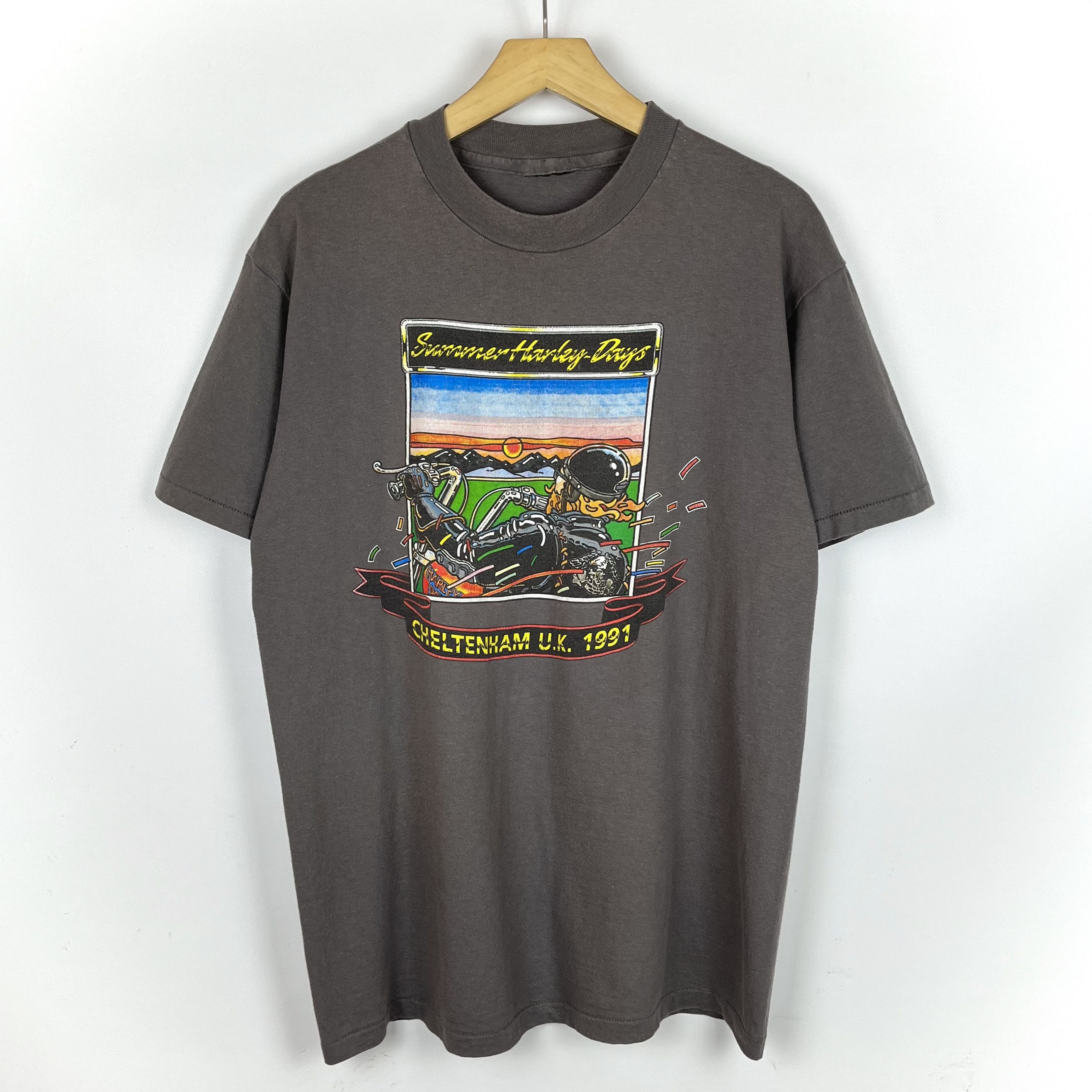 Harley Davidson Vintage Harley Davidson Summer Harley Days T Shirt 1991 Size US L / EU 52-54 / 3 - 1 Thumbnail