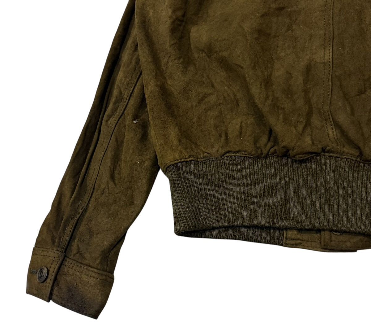 Leather Vintage Echt Leder Made In Germany Buttons Leather Jacket Size US M / EU 48-50 / 2 - 11 Thumbnail