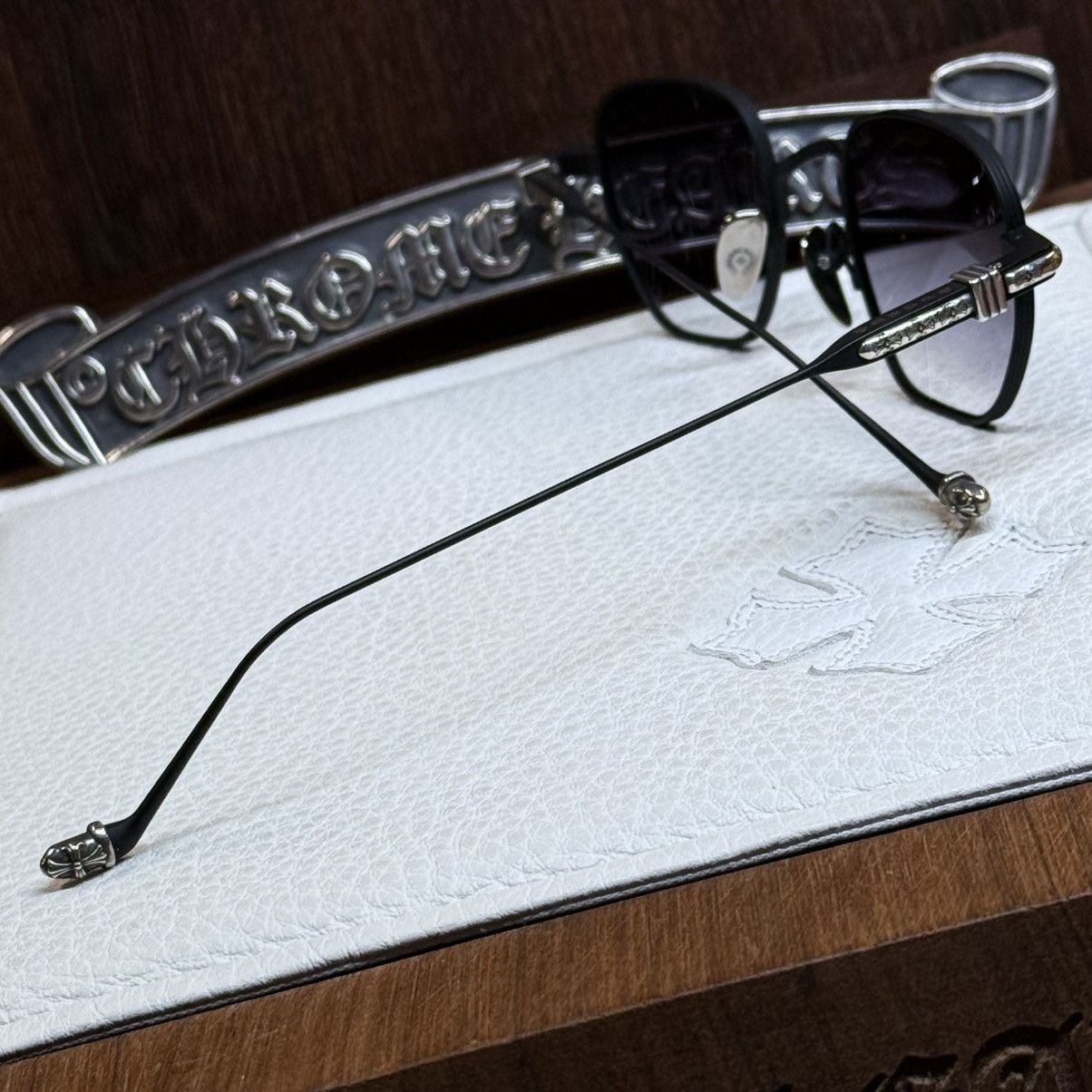 Chrome Hearts Chrome Hearts Vagilictorian 1/1 Sunglasses Size ONE SIZE - 8 Thumbnail