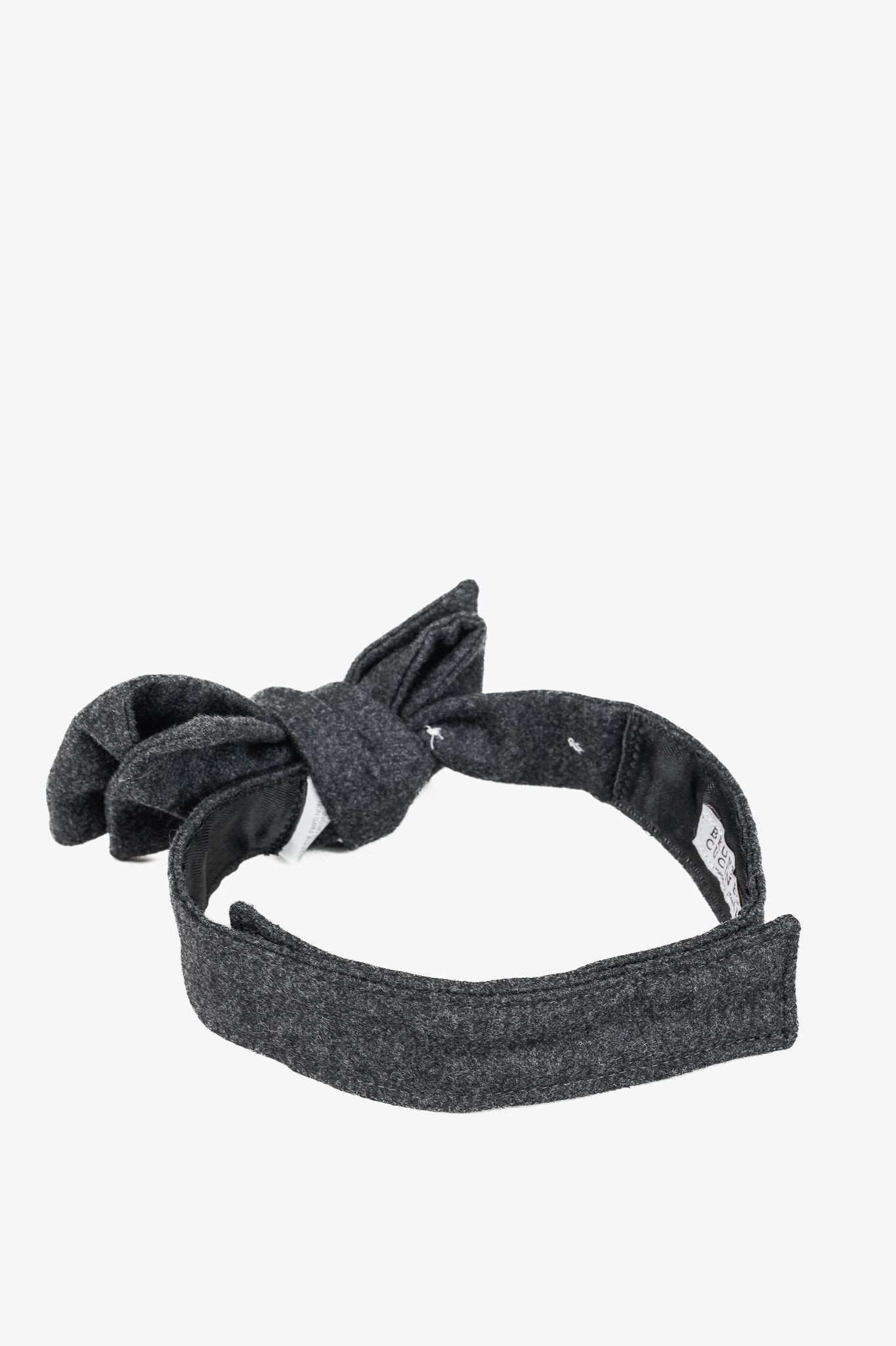 Brunello Cucinelli Brunello Cucinelli AW/13 Wool-Blend Flannel Bowtie Size ONE SIZE - 3 Thumbnail