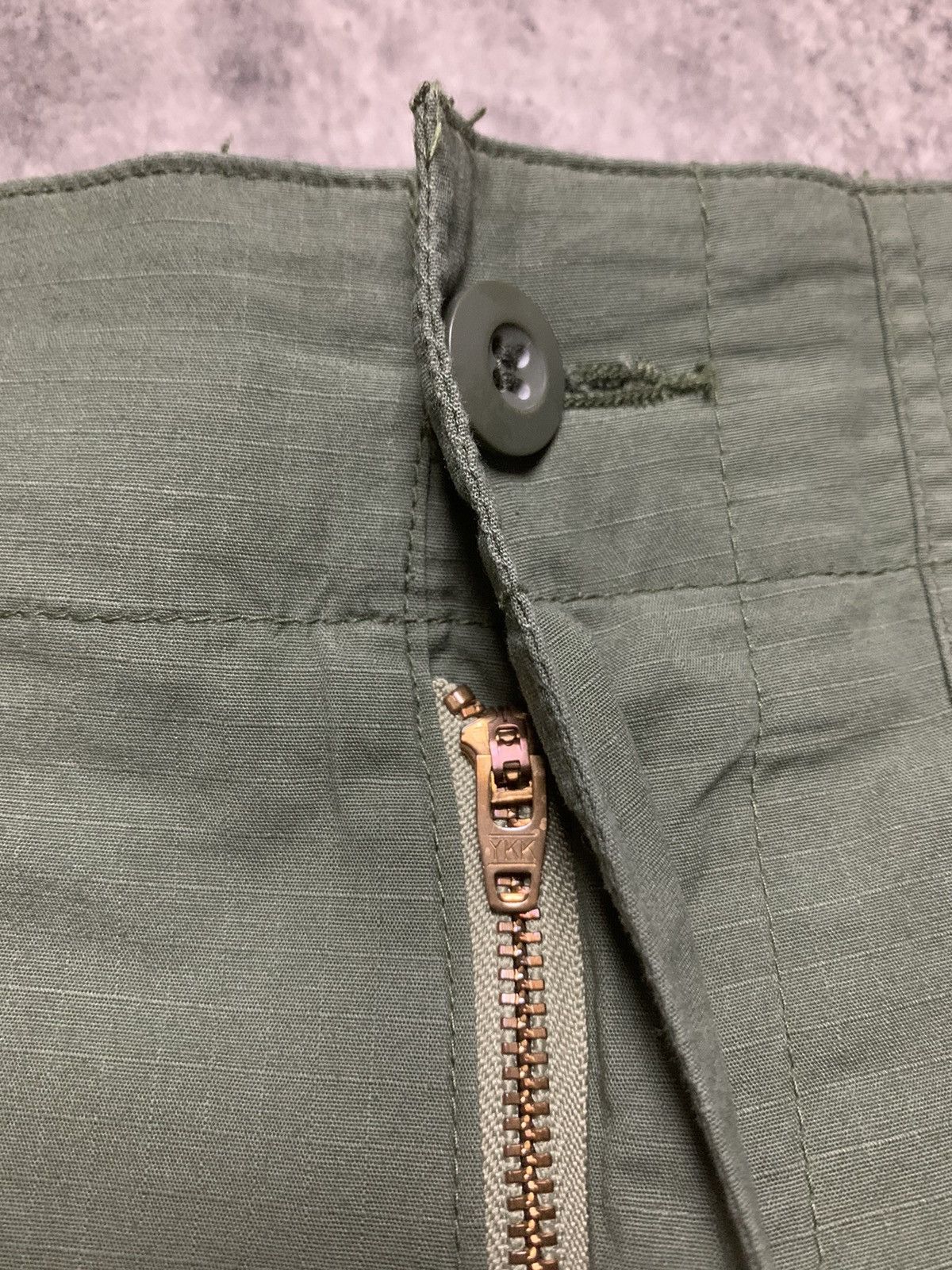 Orslow Japanese Olive Green Fatigue Rip Stop Lowrys Farm Size US 29 - 4 Thumbnail