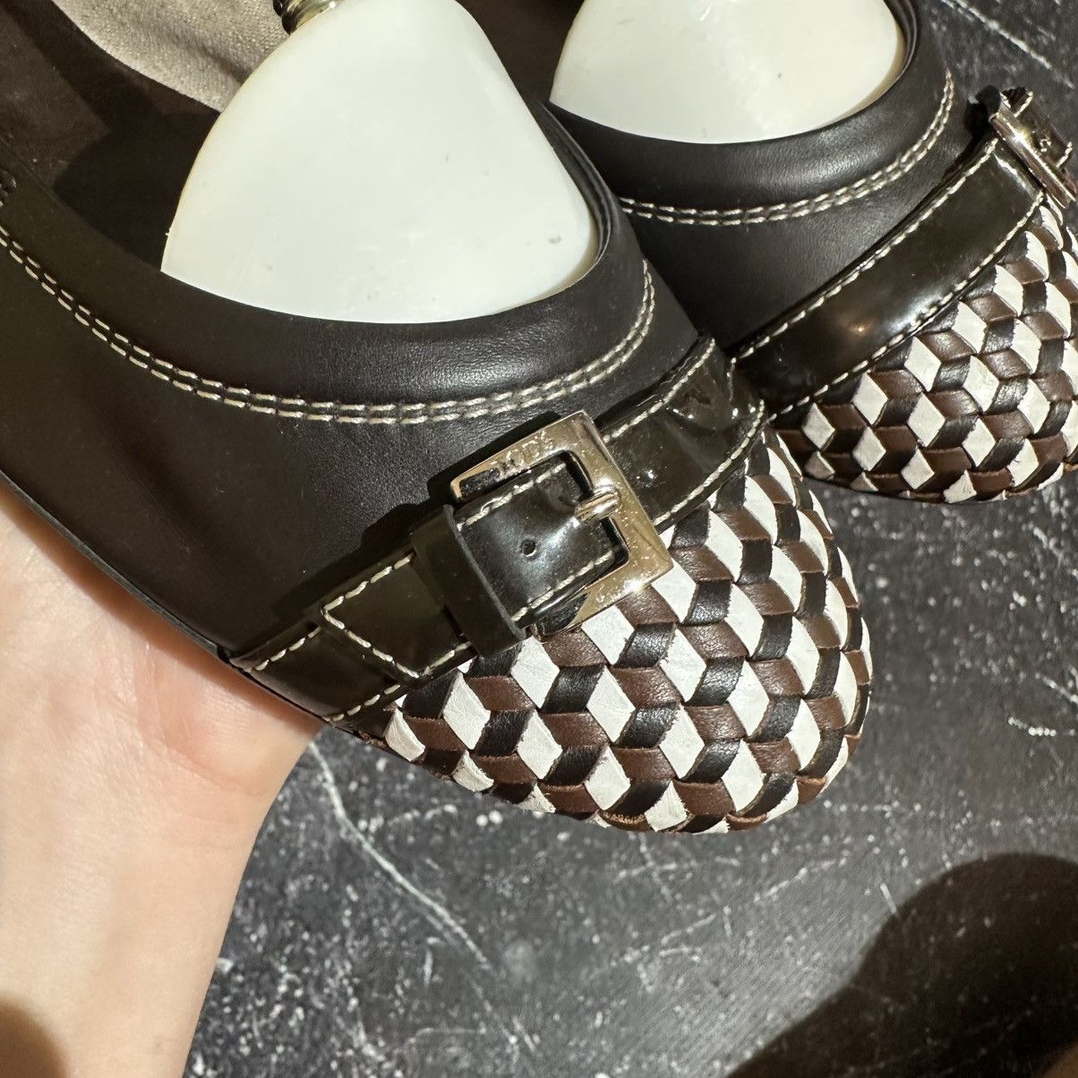 Tod's TOD’S - Women’s Leather Ballet Flats size 37.5 Size US 7.5 / IT 37.5 - 4 Thumbnail