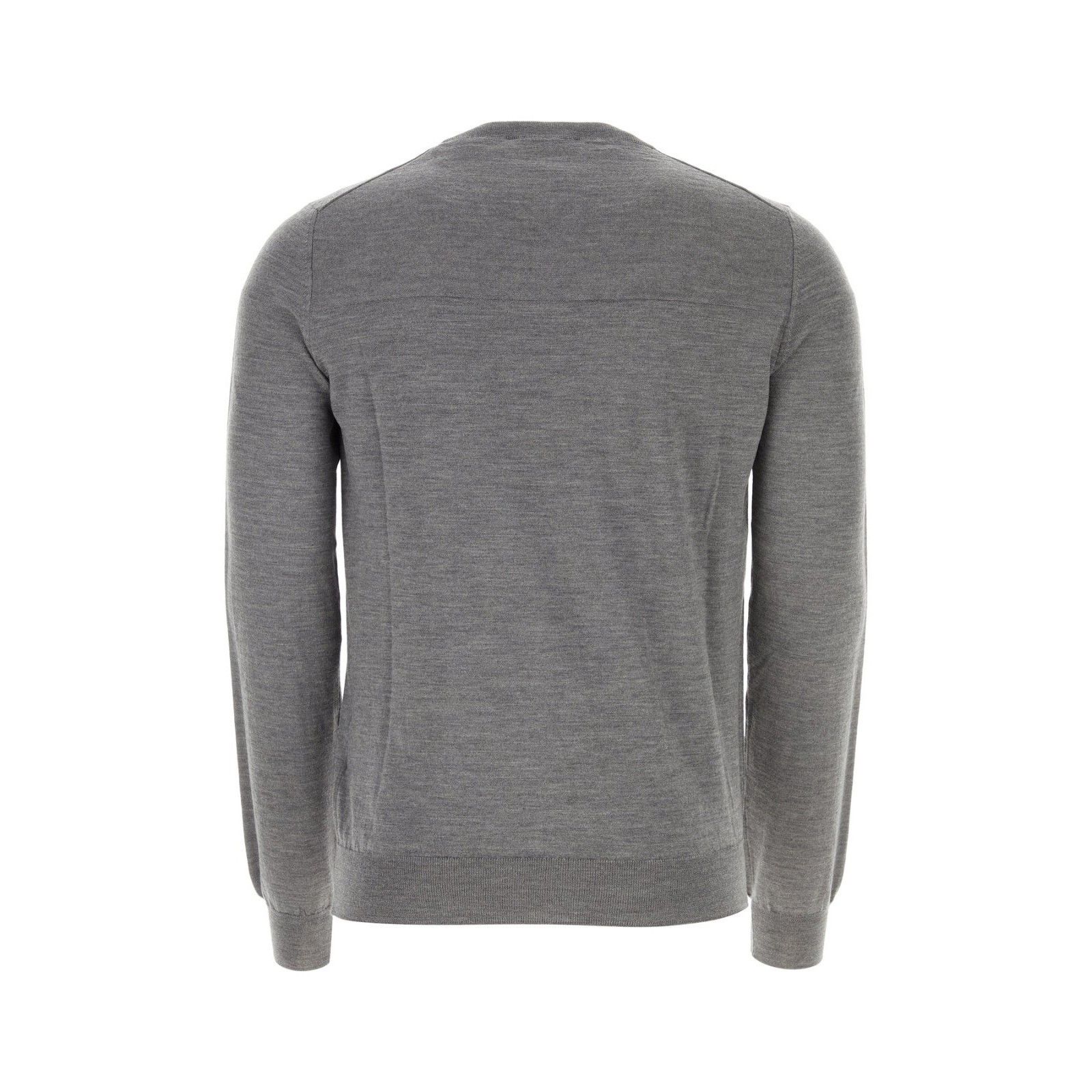 Jil Sander JIL SANDER Gray Wool Sweater New And Authentic (Men's size:4 Size US M / EU 48-50 / 2 - 2 Thumbnail