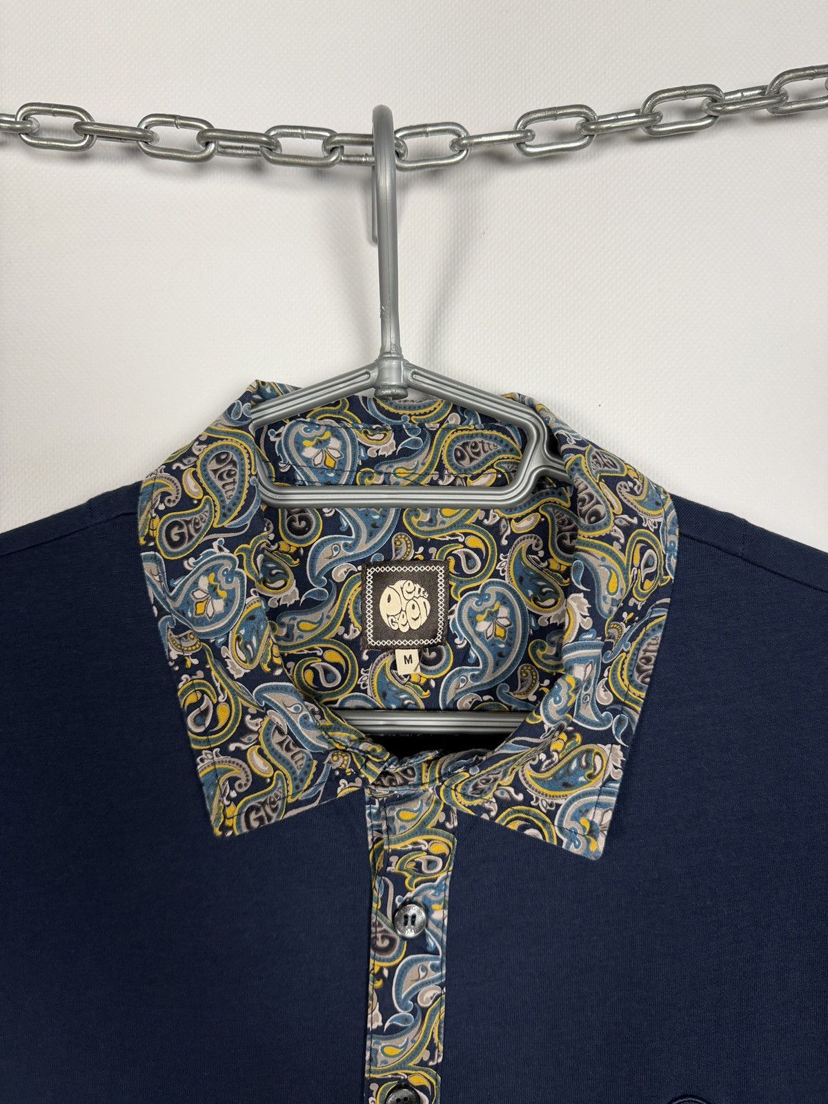 Pretty Green Men’s Pretty Green Cotton Polo Shirt Streetwear Size M Size US M / EU 48-50 / 2 - 6 Thumbnail