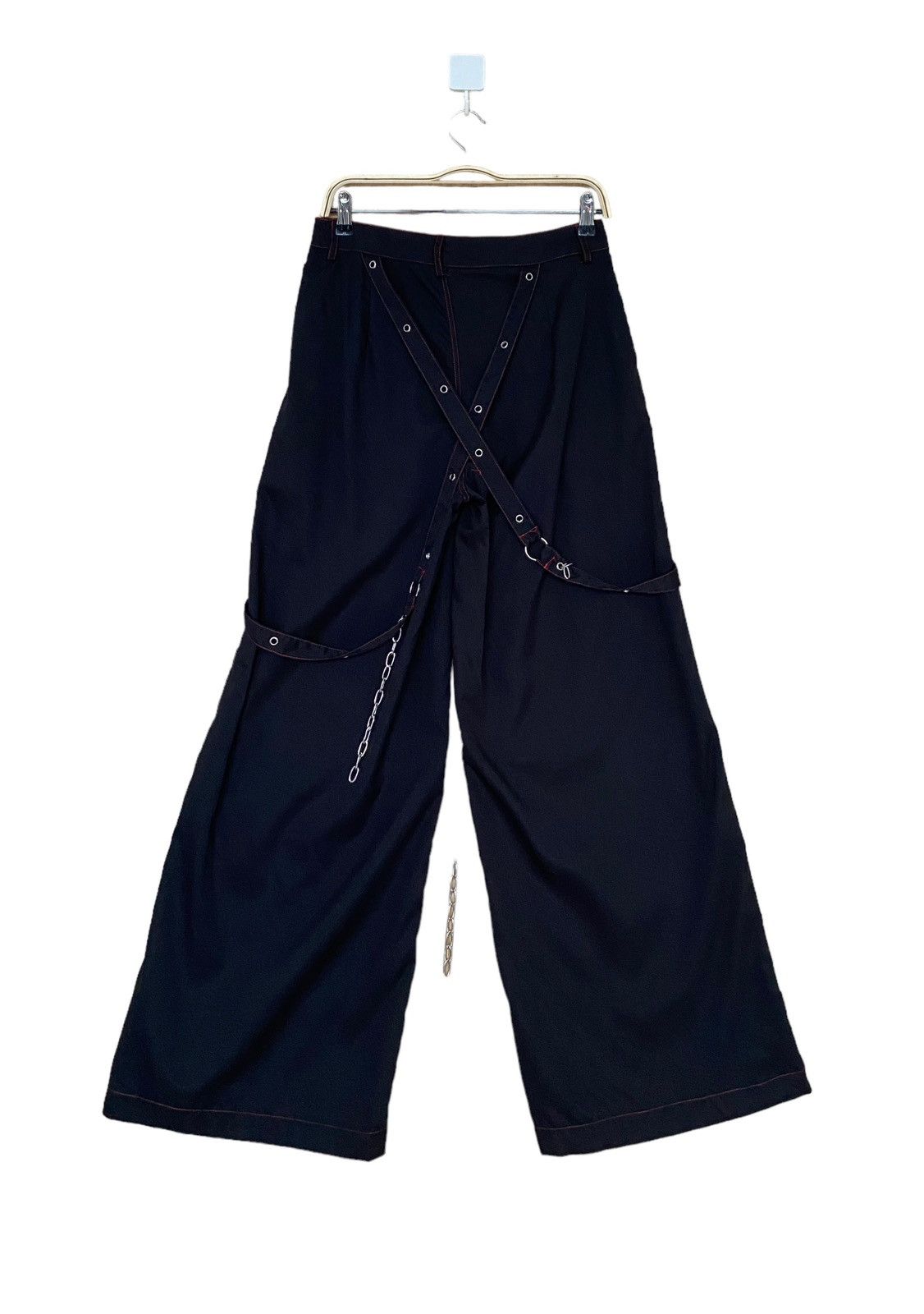 Japanese Brand Vintage Japanese Brand Bondage Baggy Pants 2000s Size US 26 / EU 42 - 2 Thumbnail
