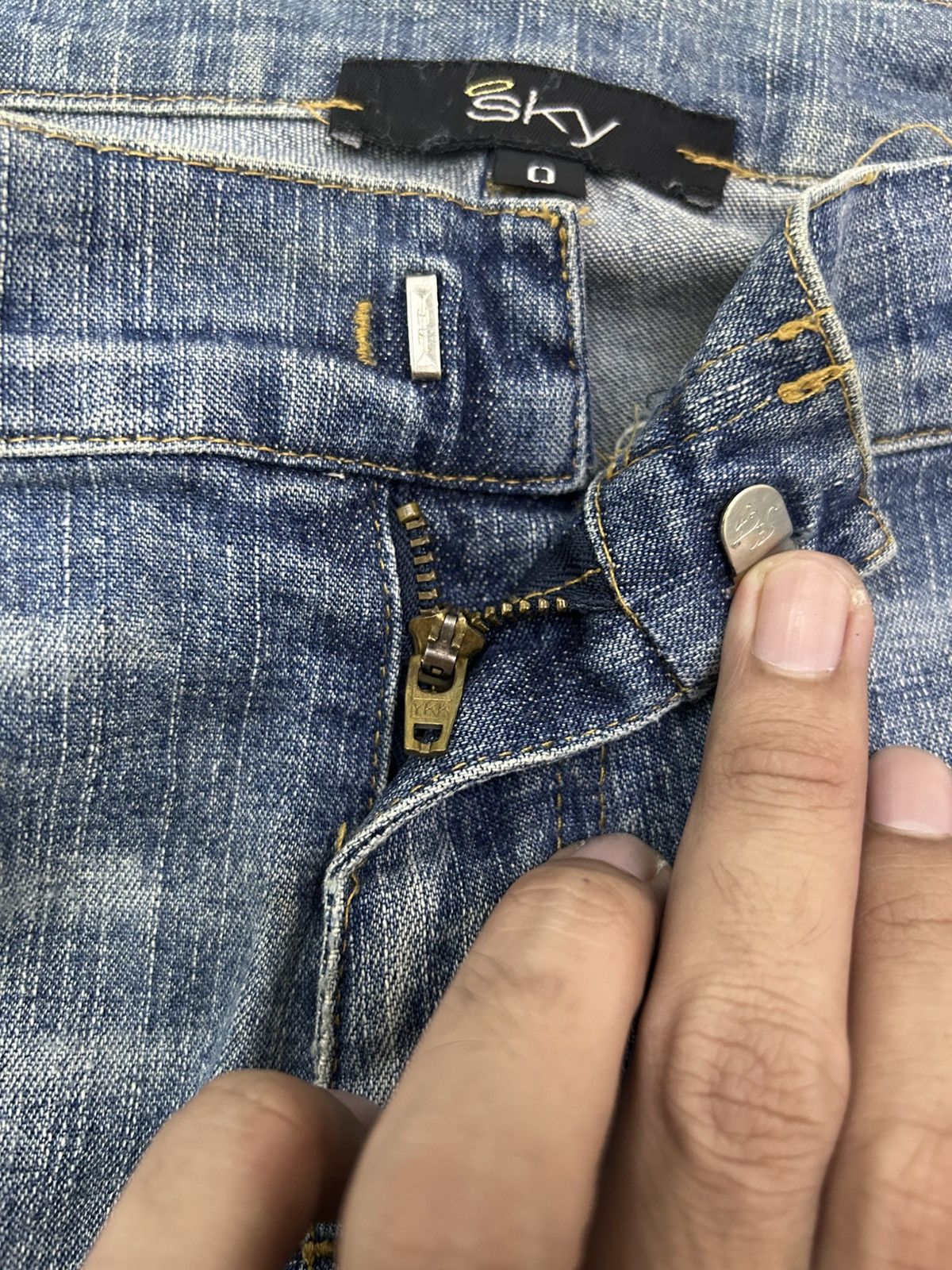 Vintage 💥Vintage Sky Denim Punk Bush Pant Jeans Size US 29 - 12 Thumbnail