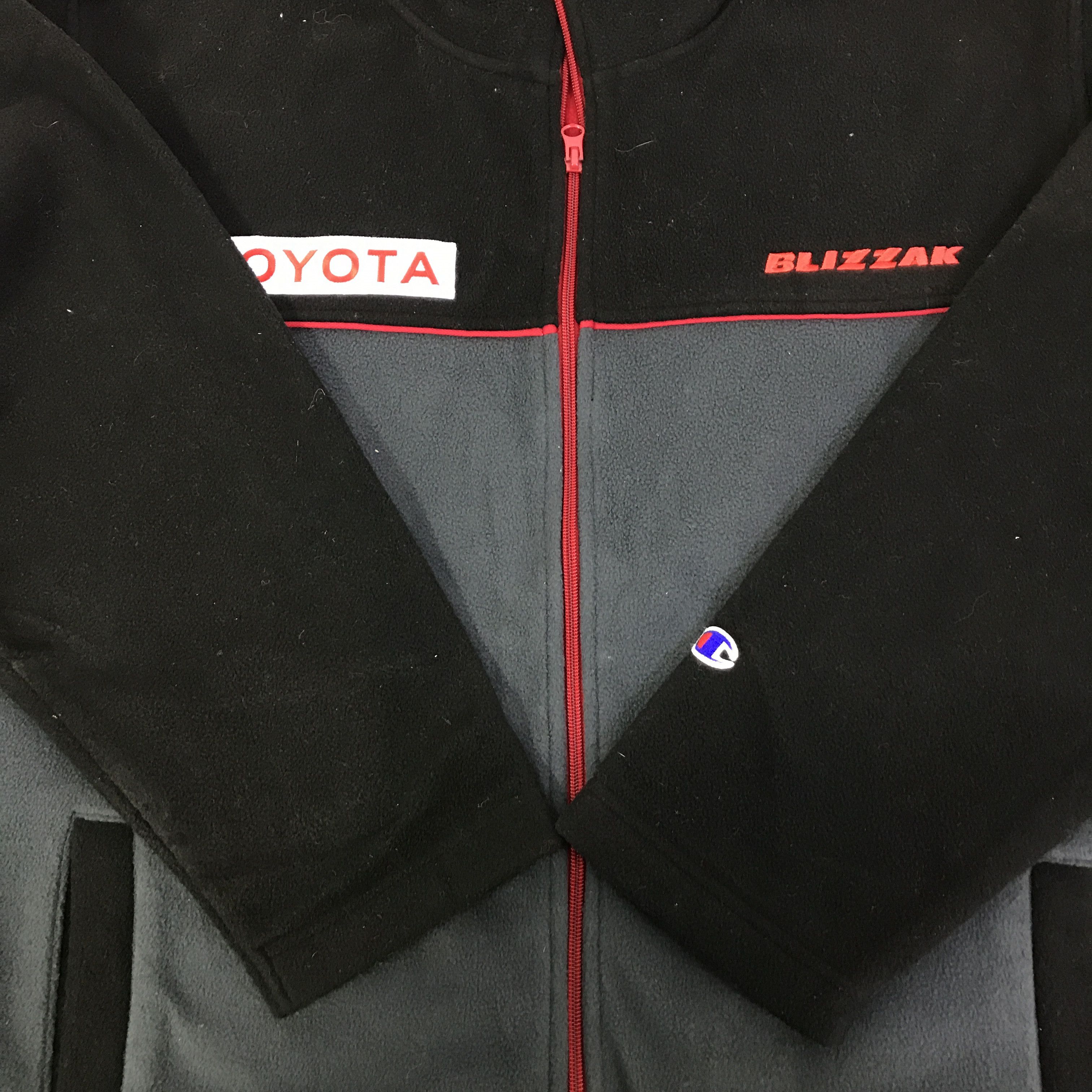 Champion Vintage Toyota X Bridgestone Fleece Jacket K101B16 Size US XL / EU 56 / 4 - 8 Thumbnail