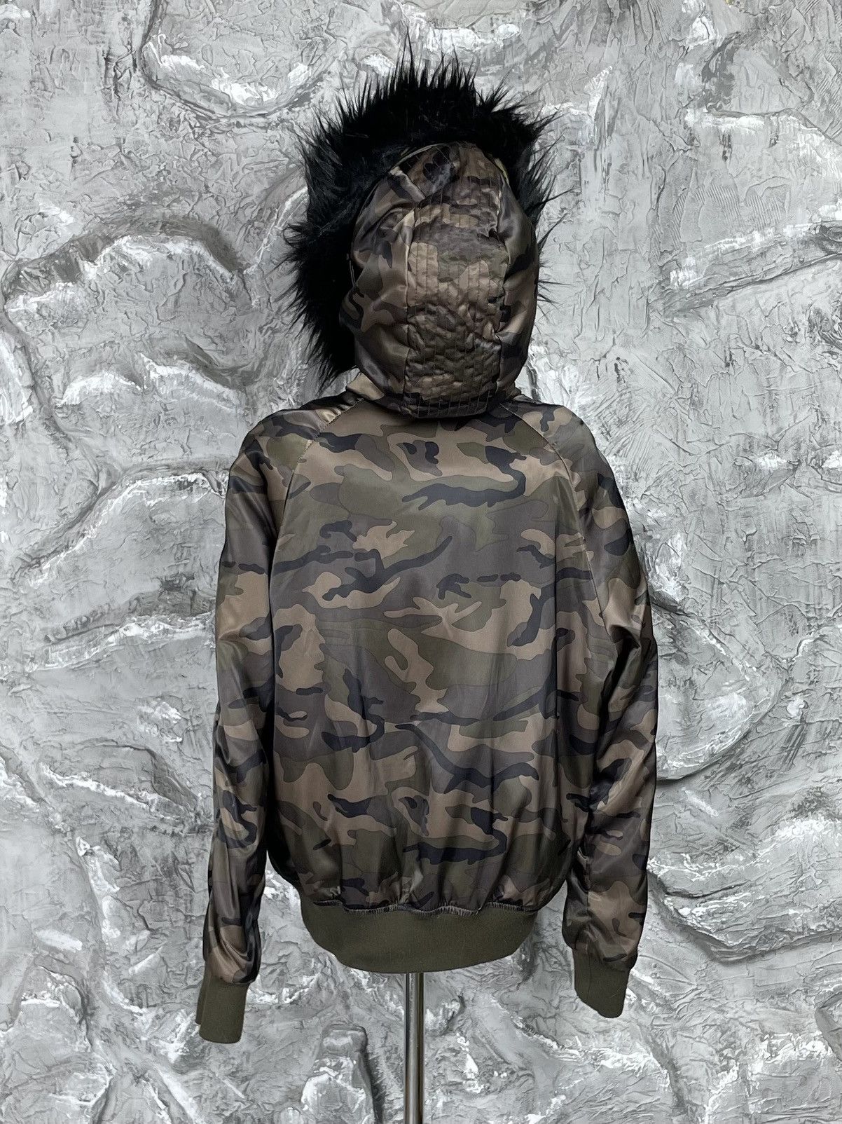 20471120 × If Six Was Nine Y2K Fur Camo Zip Jacket Japanese Hysteric Balenciaga Style Size US M / EU 48-50 / 2 - 4 Thumbnail