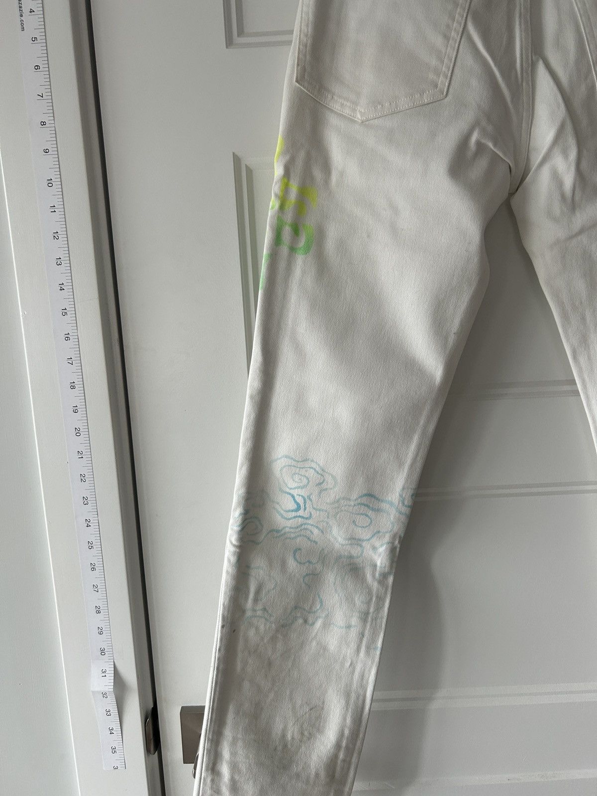 Lost Daze Lost Daze Hand Painted Pants Size US 28 / EU 44 - 6 Thumbnail