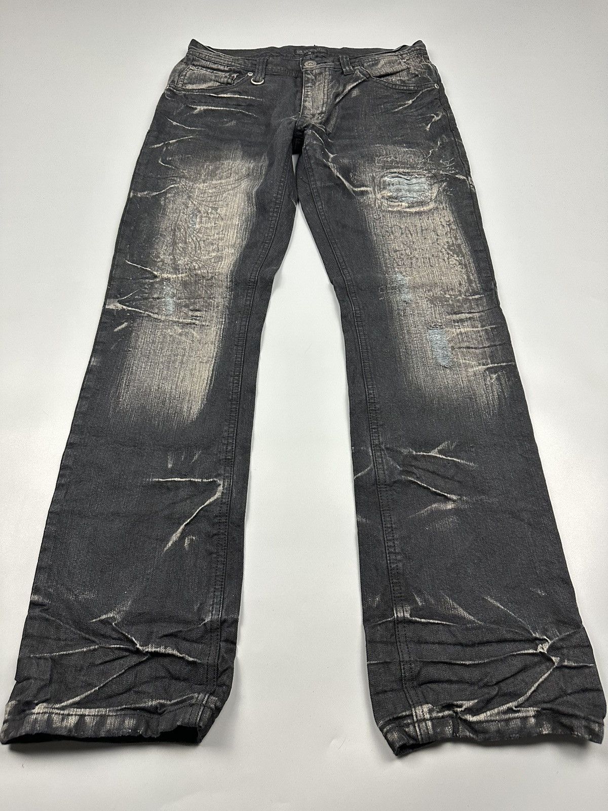 In The Attic × Seditionaries 🔥Sick Nice🔥 Distressed In The Attic Whiskered Denim Size US 32 / EU 48 - 3 Thumbnail