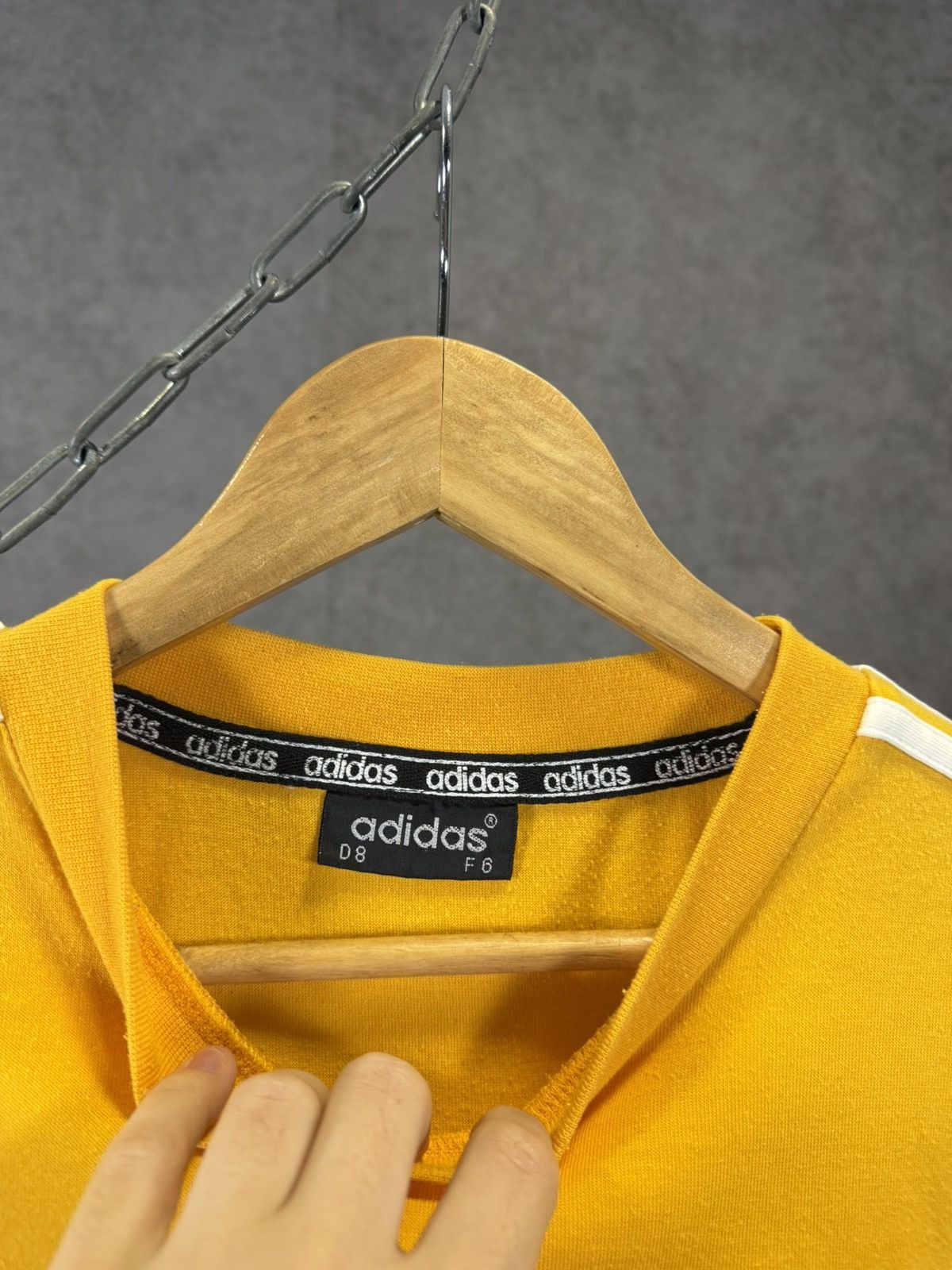 Adidas Adidas vintage tee Size US XL / EU 56 / 4 - 4 Thumbnail