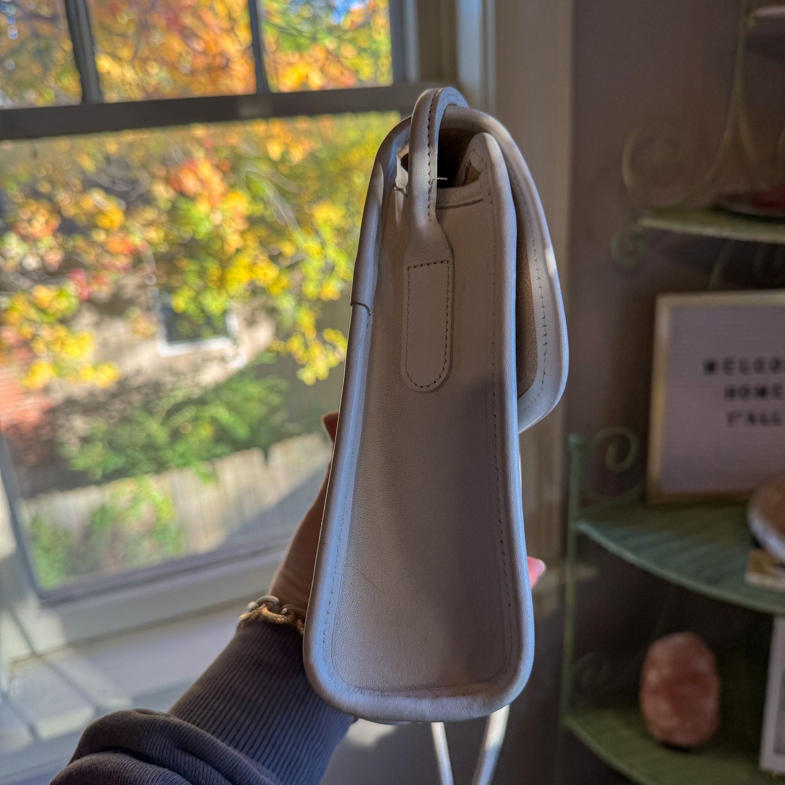 Coach 🥛 COACH 9993 White/Cream Leather Mini Turnlock Crossbody Size ONE SIZE - 4 Thumbnail