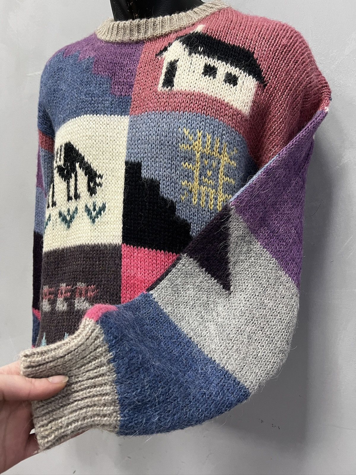 Lacoste Lacoste style JPG Wool Patchwork Knit Sweater Knitted y2k Size US L / EU 52-54 / 3 - 5 Thumbnail