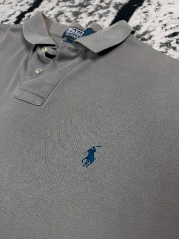 Ralph Lauren Ralph Lauren gray polo shirt with M logo Size US M / EU 48-50 / 2 - 4 Thumbnail