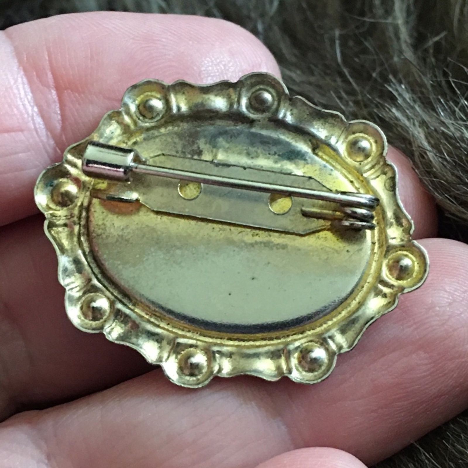 Vintage Vintage 60s faux pearl rhinestone brooch pin Size ONE SIZE - 4 Thumbnail