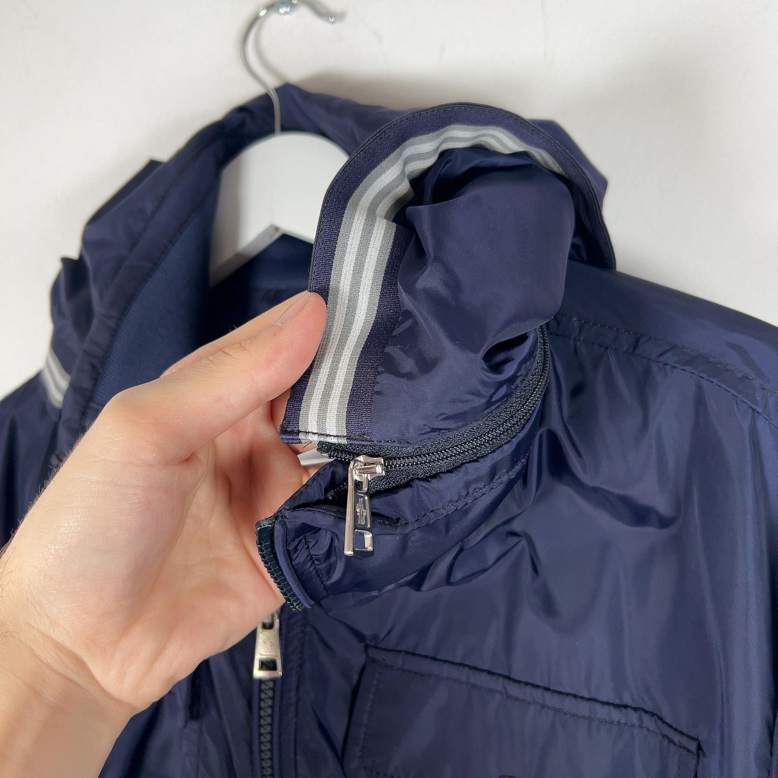 Moncler Moncler Cargo Cargo Zip-Up Nylon Hoodie Size US M / EU 48-50 / 2 - 4 Thumbnail