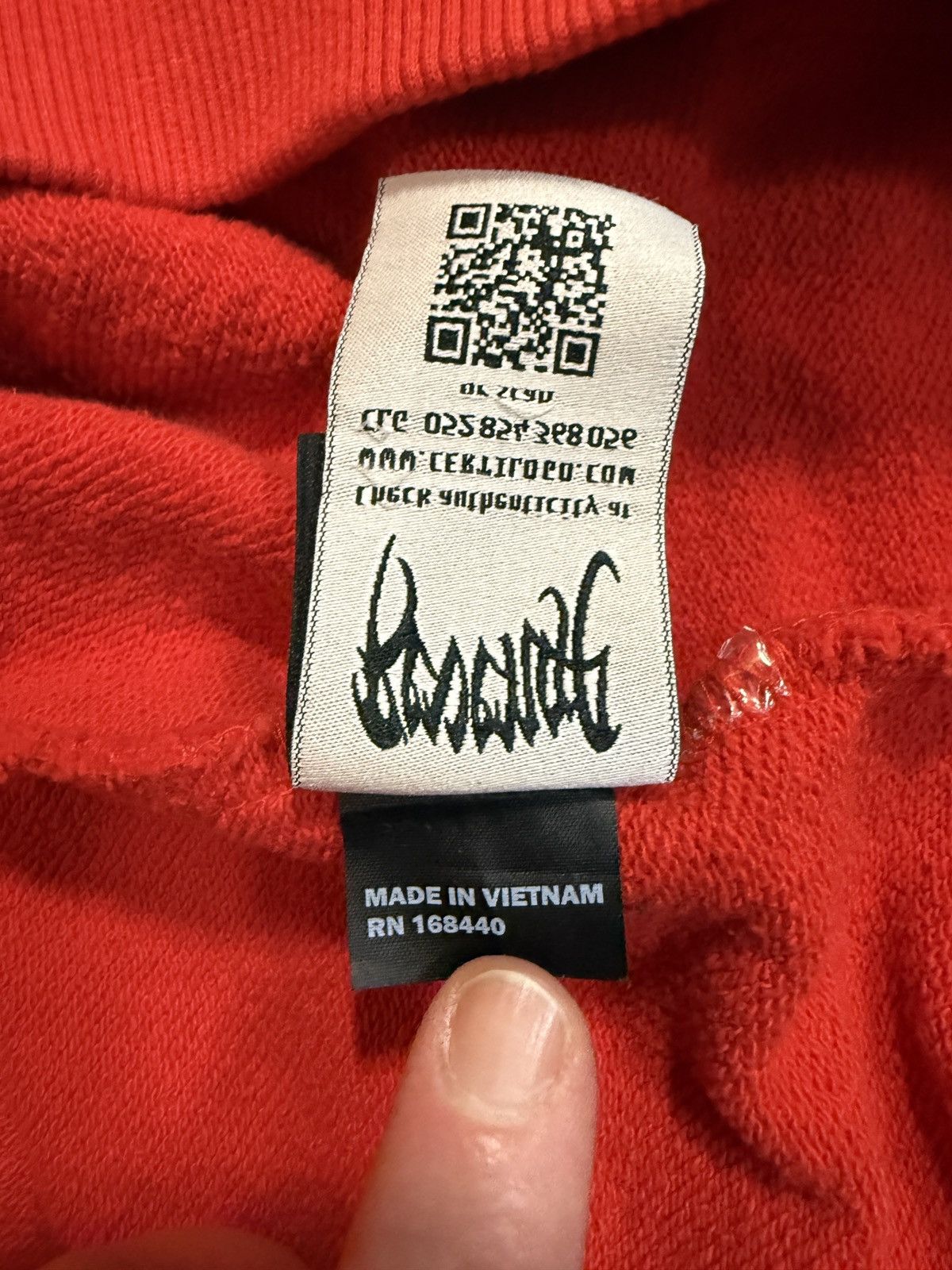 Revenge XXXTentacion x Revenge X Kill Outline Hoodie Red Size US M / EU 48-50 / 2 - 18 Thumbnail