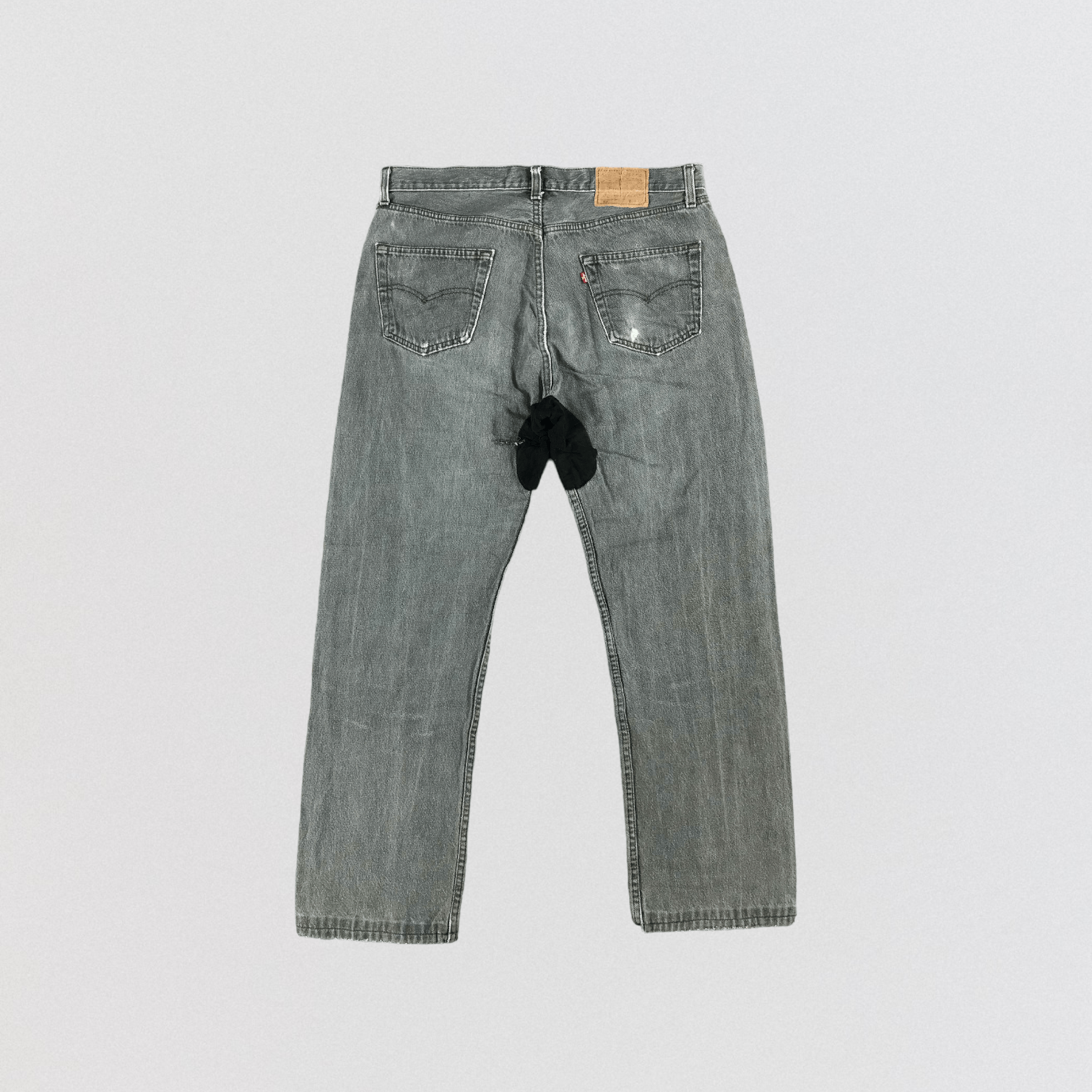 Levi's × Vintage Vintage 90s Faded Black Levis 501 Jeans-JM2394 Size US 37 - 2 Thumbnail