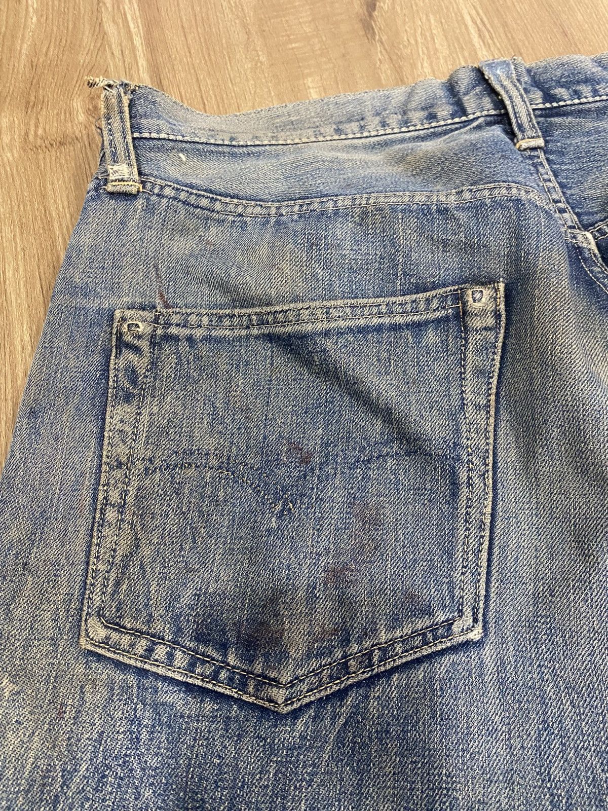 Levi's True Vintage rare Levis 1947 one sided red tab jeans big E Size US 36 / EU 52 - 12 Thumbnail