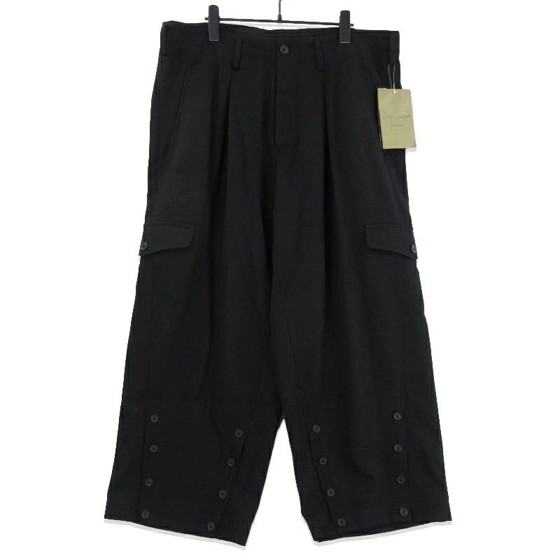 Yohji Yamamoto Yohji Yamamoto Pour Homme Wool Wide Pants Size US 37 - 1 Thumbnail