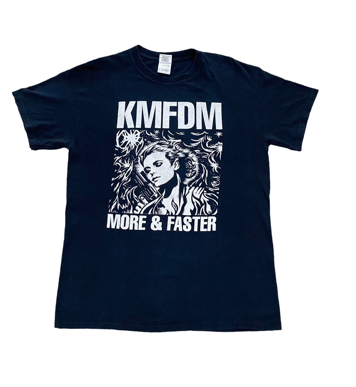 Band Tees Vintage KMFDM more & faster band / tour t shirt Size US M / EU 48-50 / 2 - 6 Thumbnail