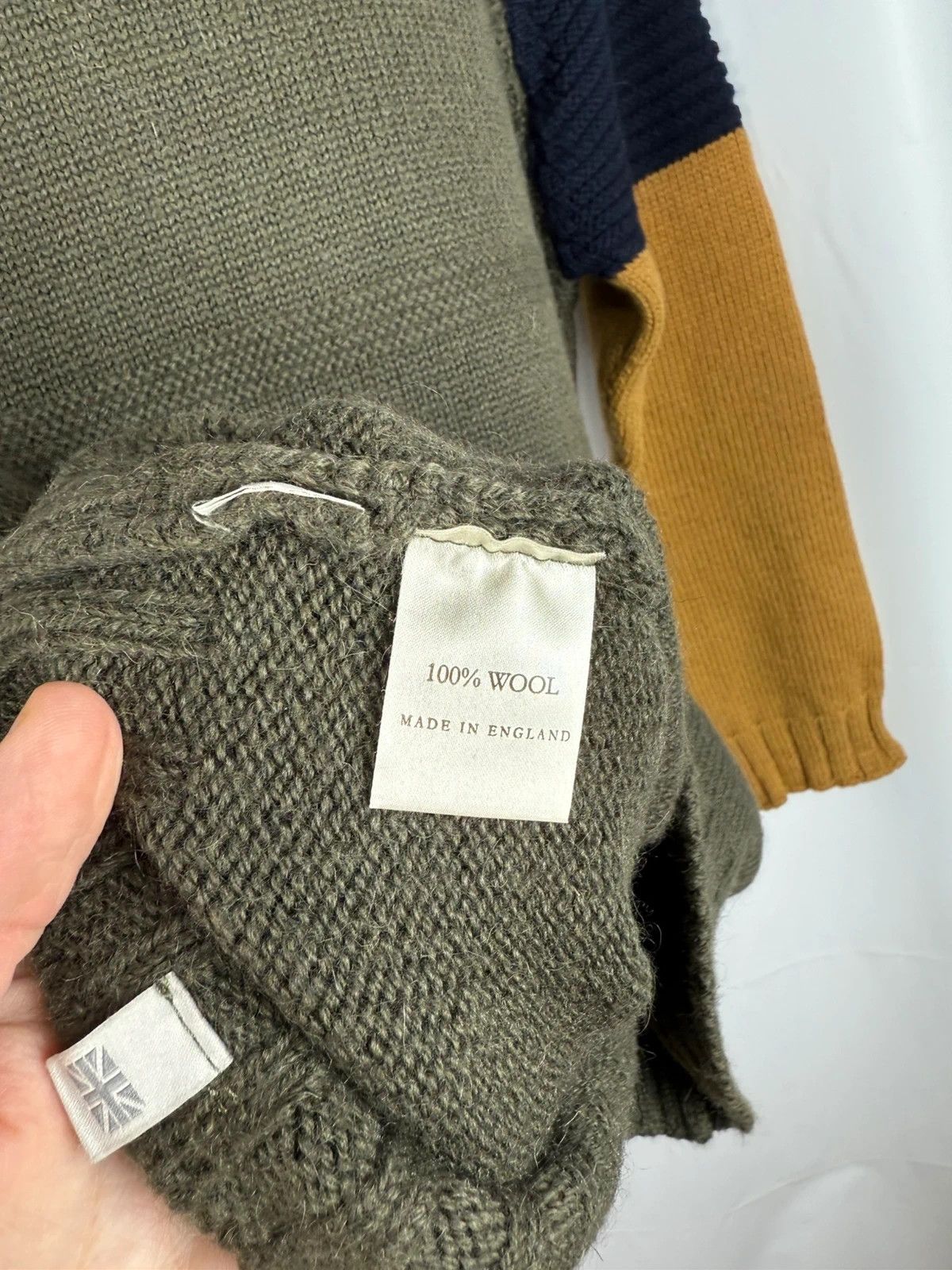 Peregrine Peregrine 1796 Wool Knit Sweater Made In England size L Size US L / EU 52-54 / 3 - 11 Thumbnail