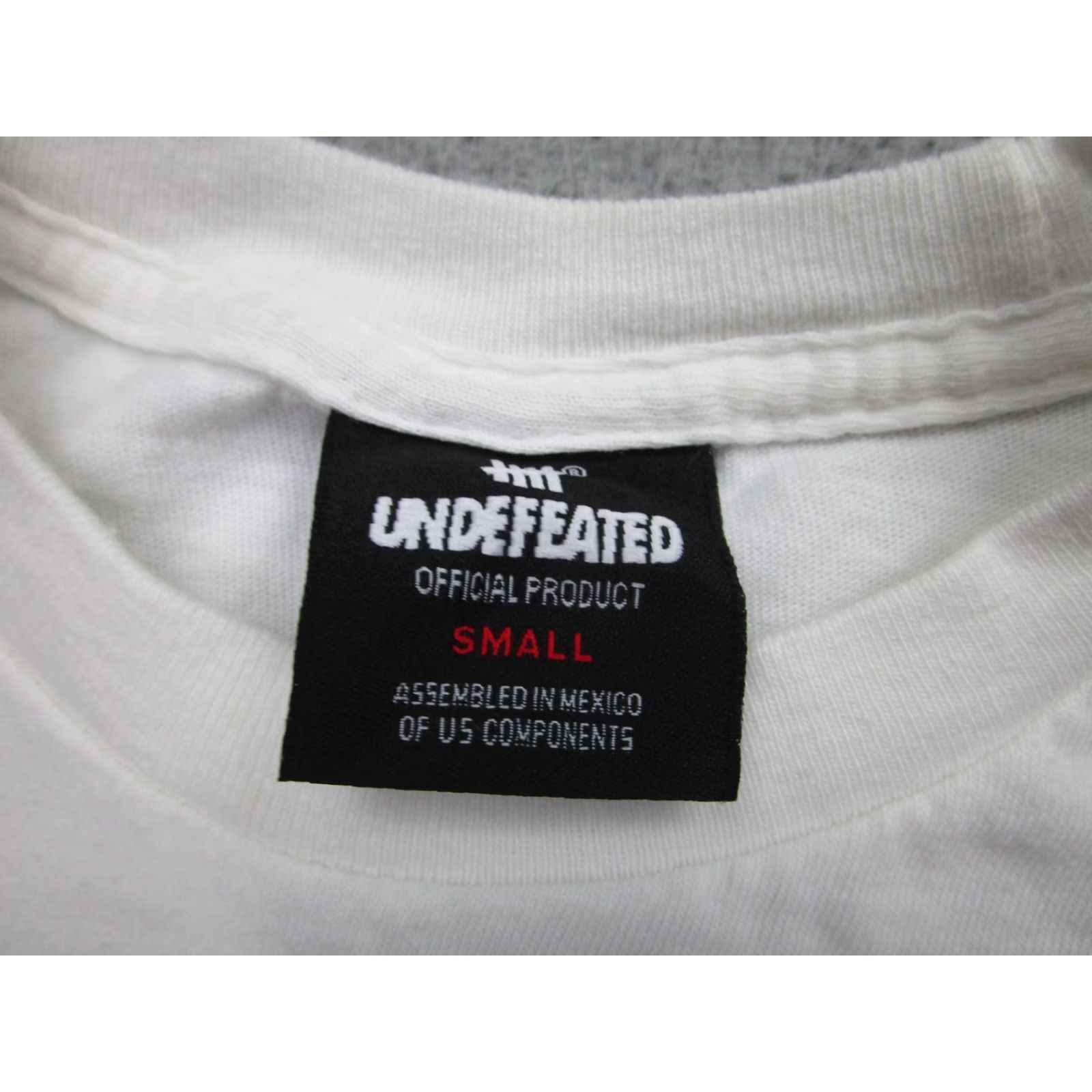 Undefeated VINTAGE Undefeated Shirt Mens Small White USA 90s T-Shirt Crew Neck Short Sleeve Sportswear Mens Size US S / EU 44-46 / 1 - 5 Thumbnail