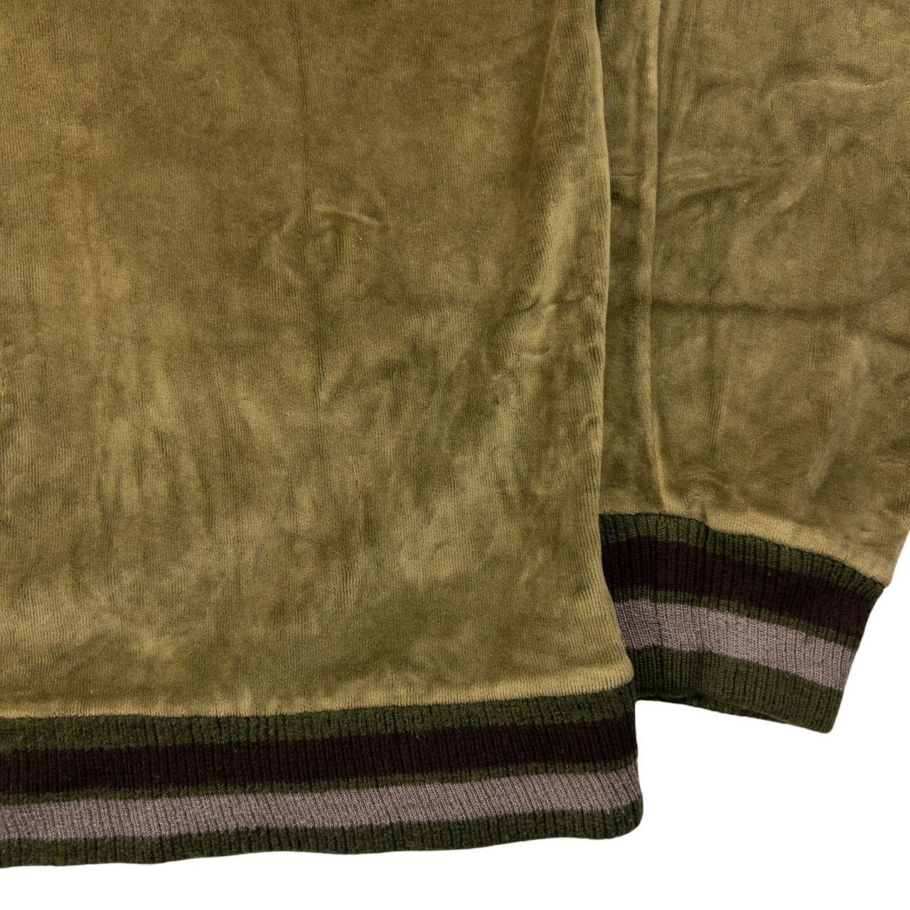Dolce & Gabbana Vintage Dolce & Gabbana Zip Up Velour Sweatshirt Size L Size US L / EU 52-54 / 3 - 6 Thumbnail