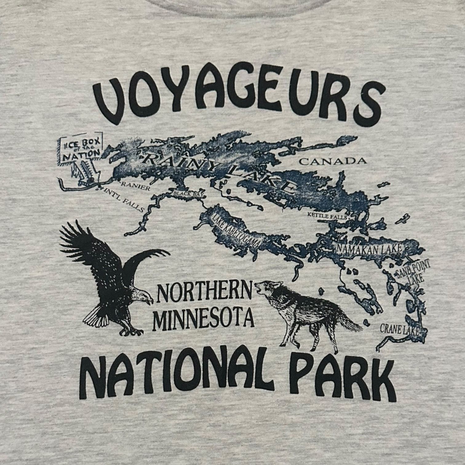 Vintage 90s Minnesota Voyageurs National park tee Size US L / EU 52-54 / 3 - 2 Thumbnail