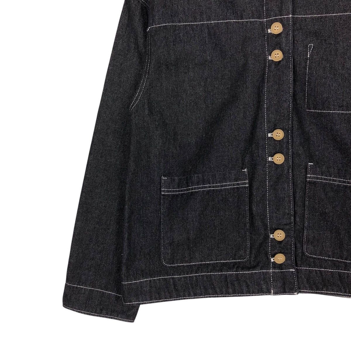 Japanese Brand 📌Vintage Denim Jacket Pou Dou Dou Trucker Issey Miyake Size US M / EU 48-50 / 2 - 5 Thumbnail