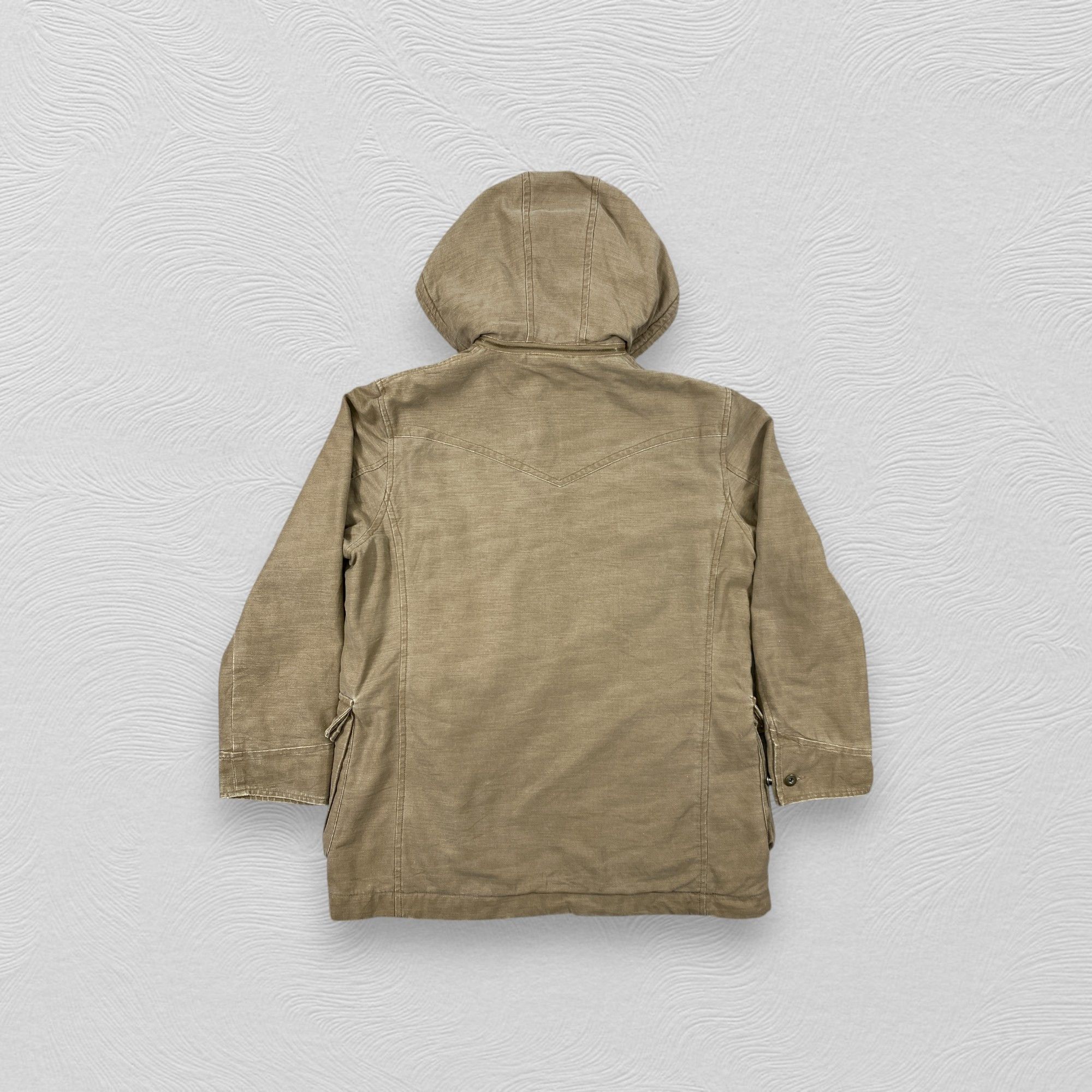 Japanese Brand Fourseason Zipper Multi Pocket Hoodie Jacket -J186 Size US M / EU 48-50 / 2 - 2 Thumbnail