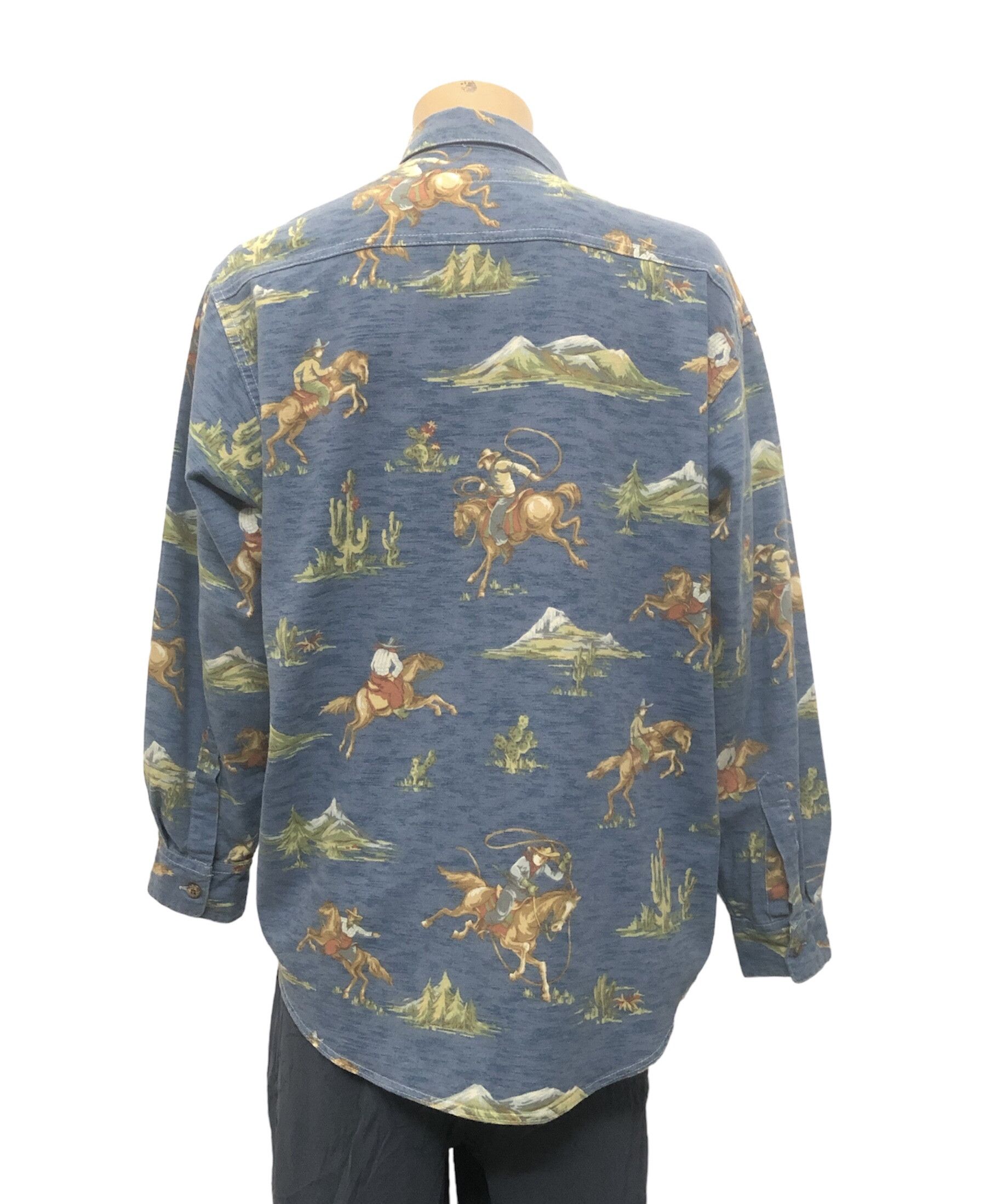 Vintage Vintage Rare Utility Canvas Usa Shirt Size US L / EU 52-54 / 3 - 2 Thumbnail