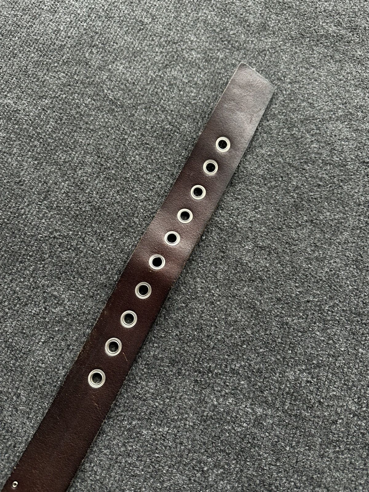 Other 🚨 LEATHER VNTG TRIUMPH MOTORCYCLE BELT RARE MOTO Size ONE SIZE - 7 Thumbnail