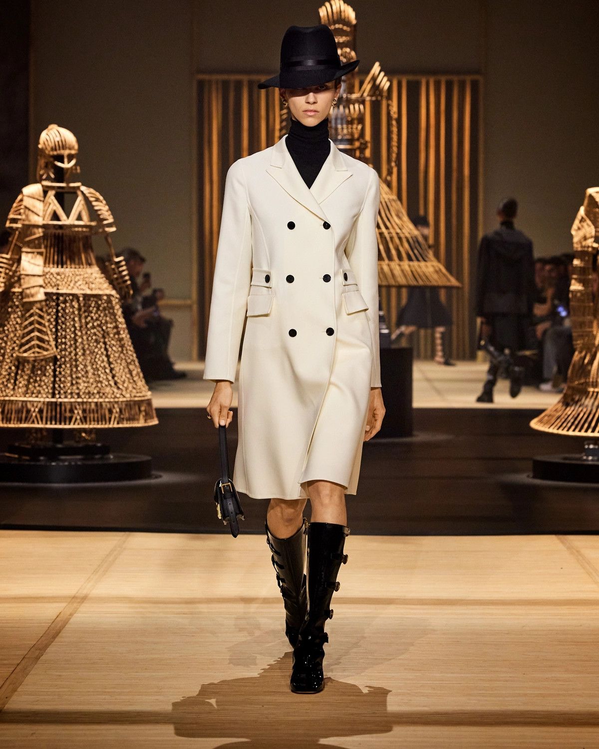 Dior o1bcso1str0226 Size:OS/Diorunway Fedora in Black Size ONE SIZE - 11 Thumbnail