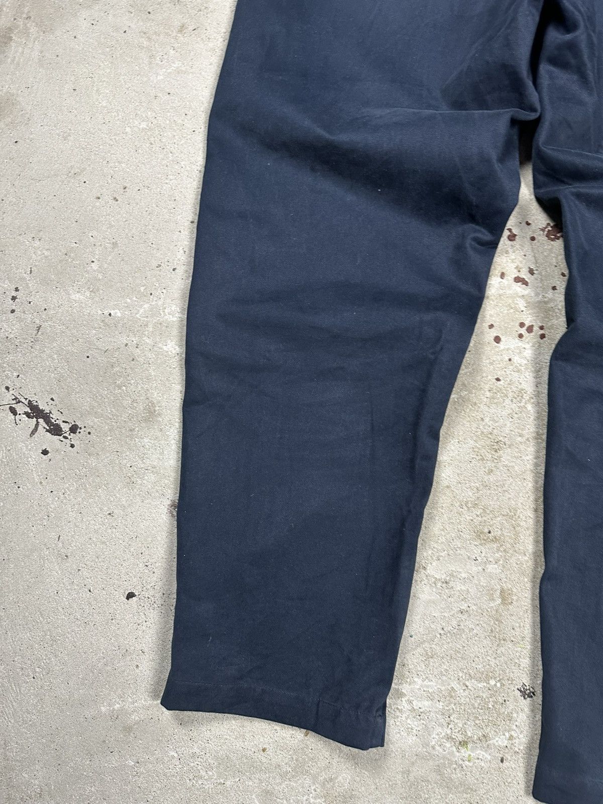 Le Laboureur Vintage Carrier Company Norfolk England Navy Workwear Pants Size US 38 / EU 54 - 11 Thumbnail