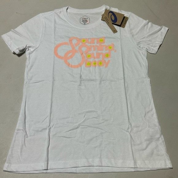 Asics NWT ASICS SOUND MIND SOUND BODY GRAPHIC T-SHIRT SZ MEDIUM M Size M / US 6-8 / IT 42-44 - 1 Thumbnail