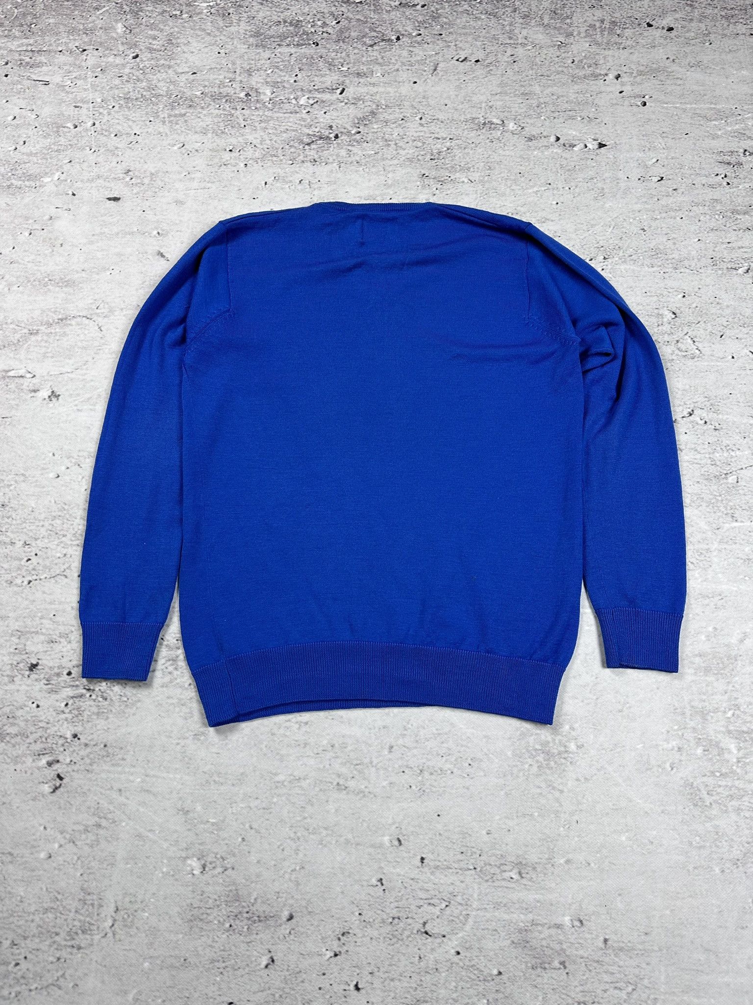 Fred Perry Fred Perry Merino wool sweater cornflower blue casual Size US M / EU 48-50 / 2 - 6 Thumbnail